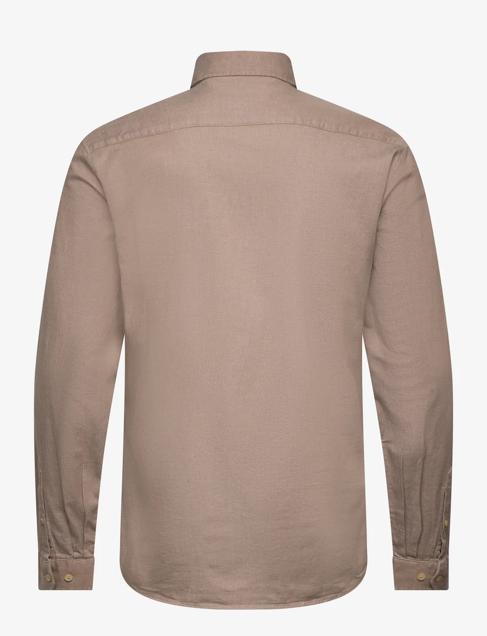 Lindbergh - Soft indigo stretch shirt L/S - casual hemden - dk sand - 2