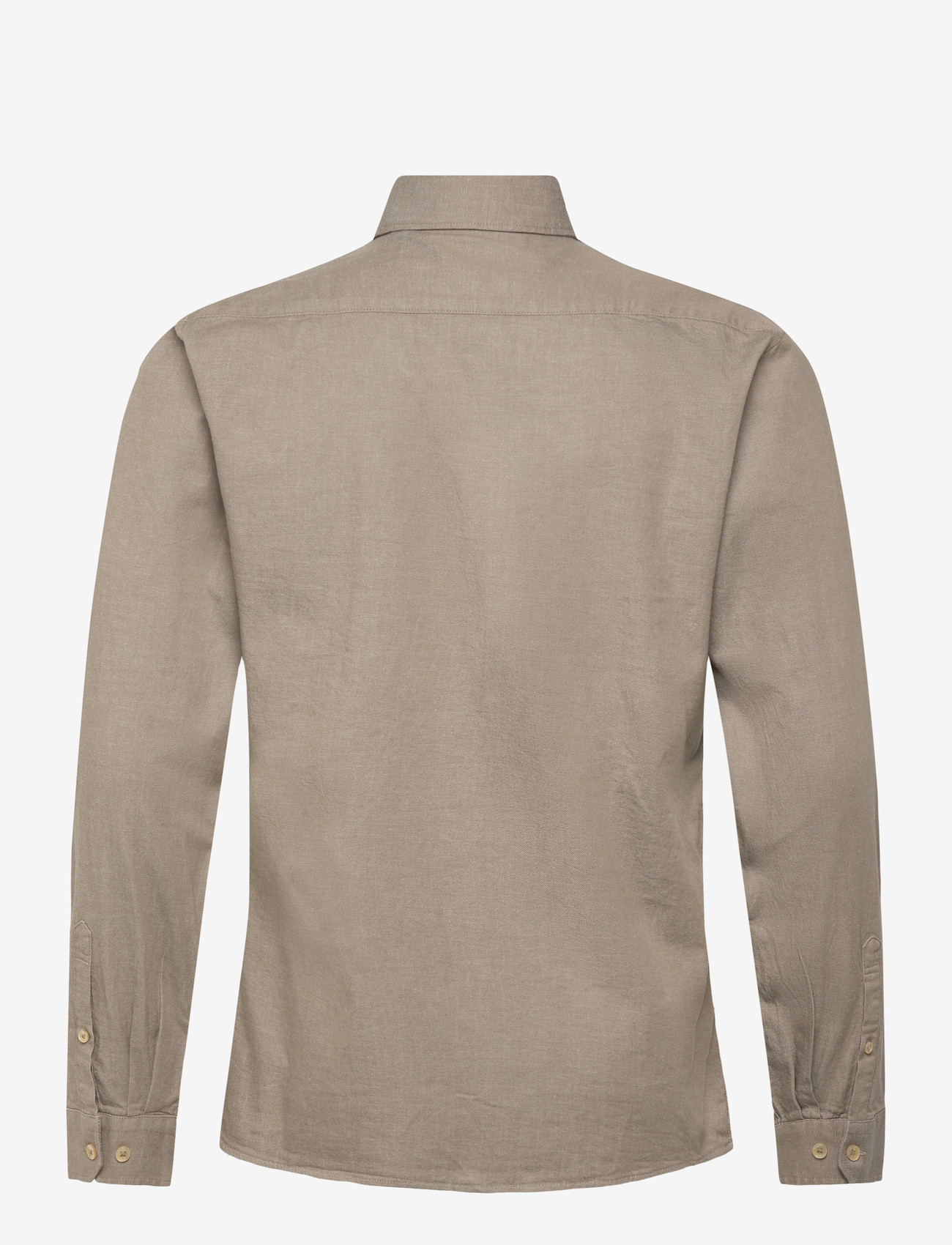 Lindbergh - Soft indigo stretch shirt L/S - casual shirts - dusty green - 2
