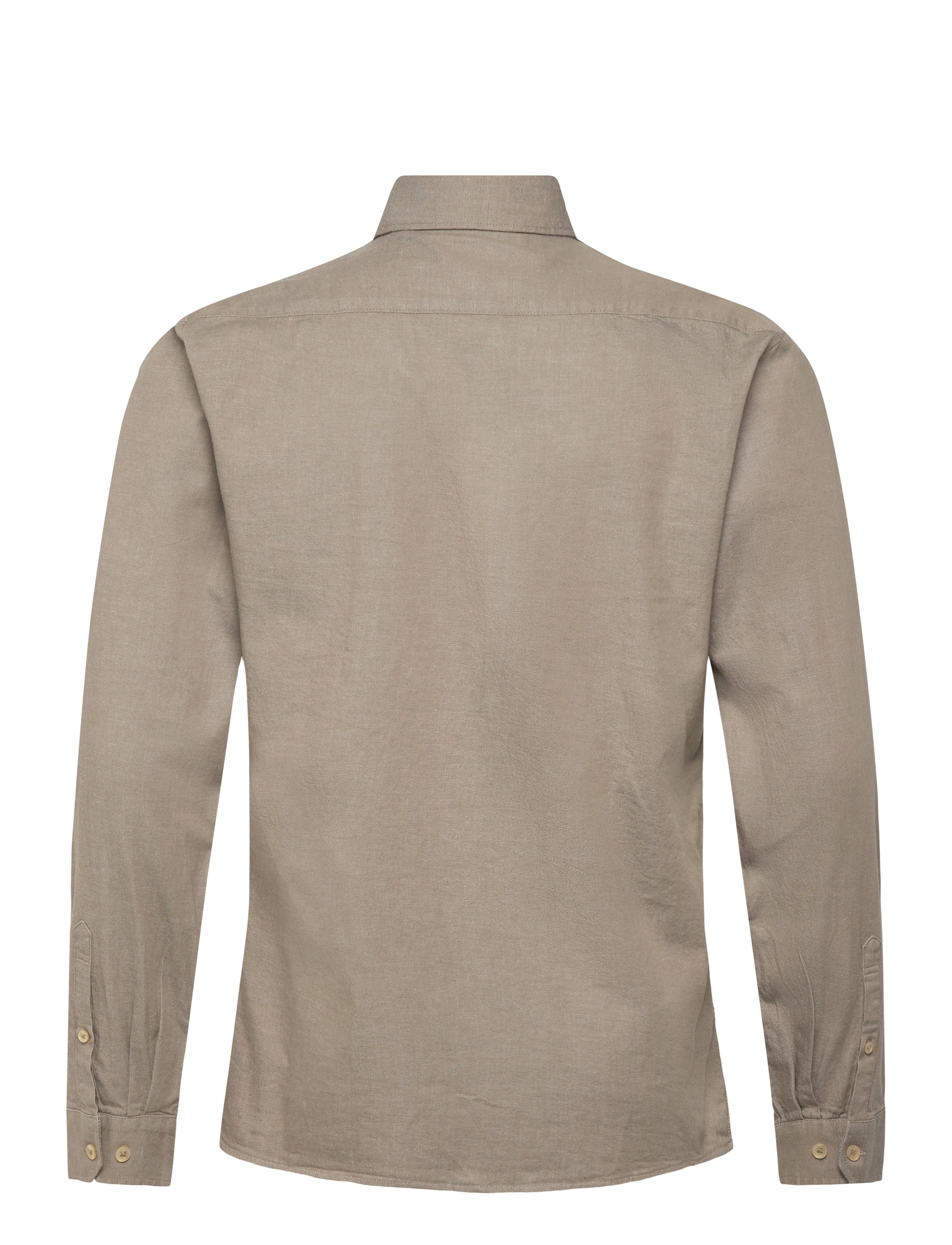 Lindbergh - Soft indigo stretch shirt L/S - söfn - dusty green - 2