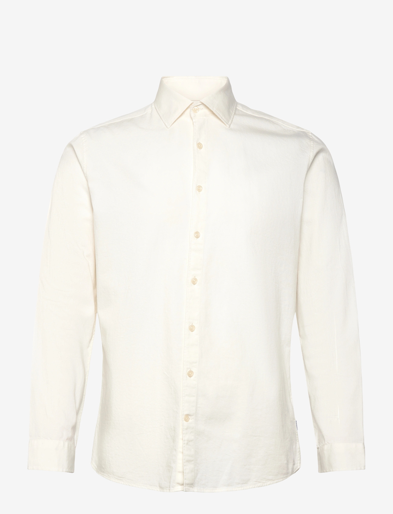 Lindbergh - Soft indigo stretch shirt L/S - koszule casual - off white - 1