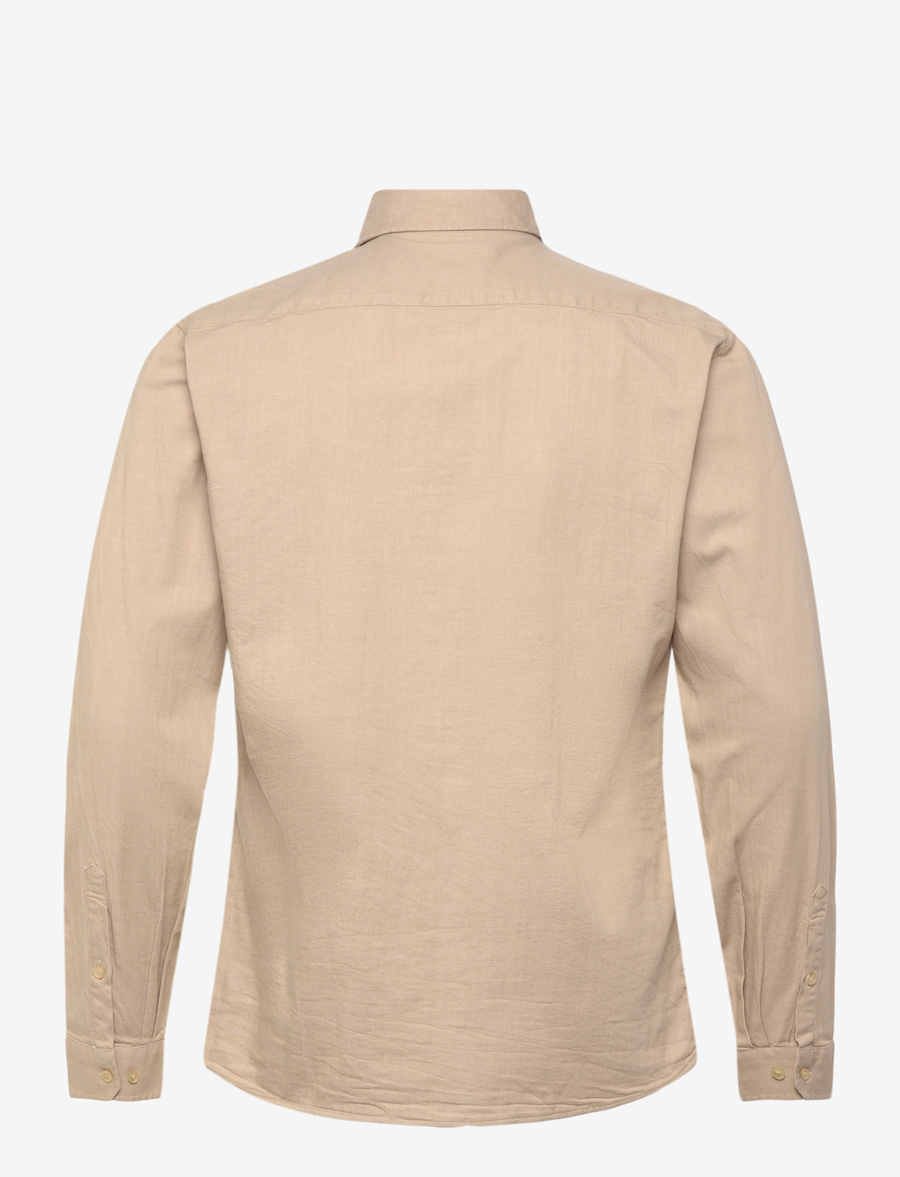 Lindbergh - Soft indigo stretch shirt L/S - casual skjorter - sand - 2