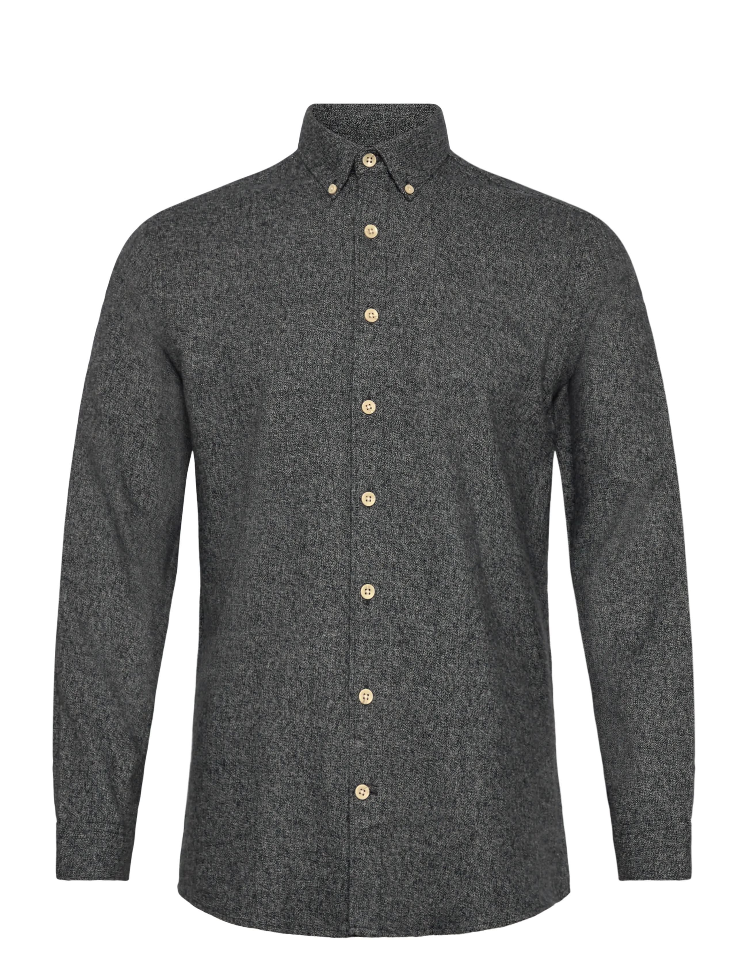 LINDBERGH Business Casual Shirt In Twill Schwarz - S - Herren