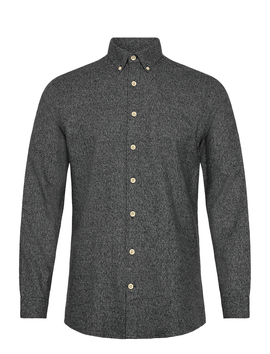 Lindbergh - Business casual shirt in twill - fínni skyrtur - black - 0