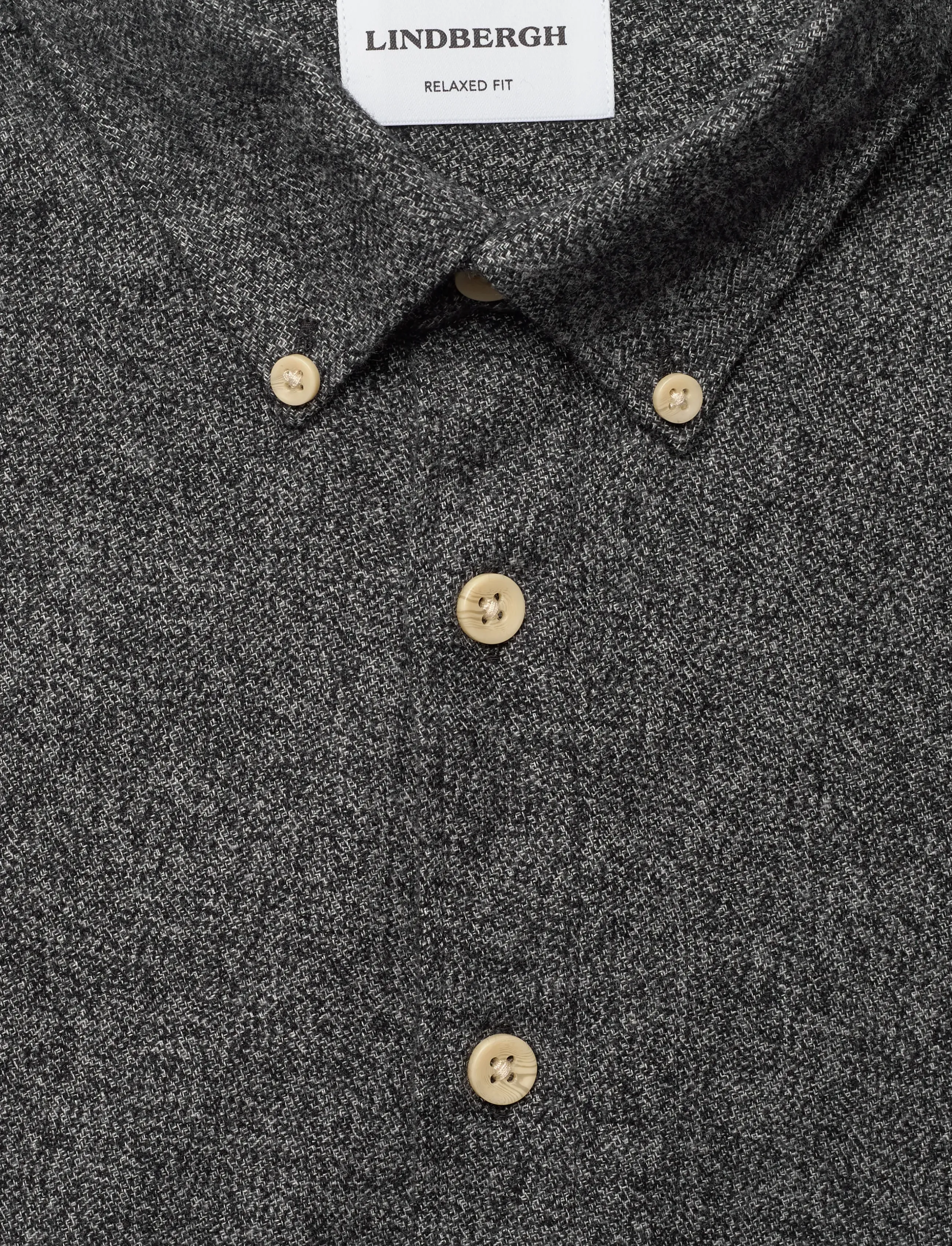 Lindbergh - Business casual shirt in twill - business skjortor - black - 2