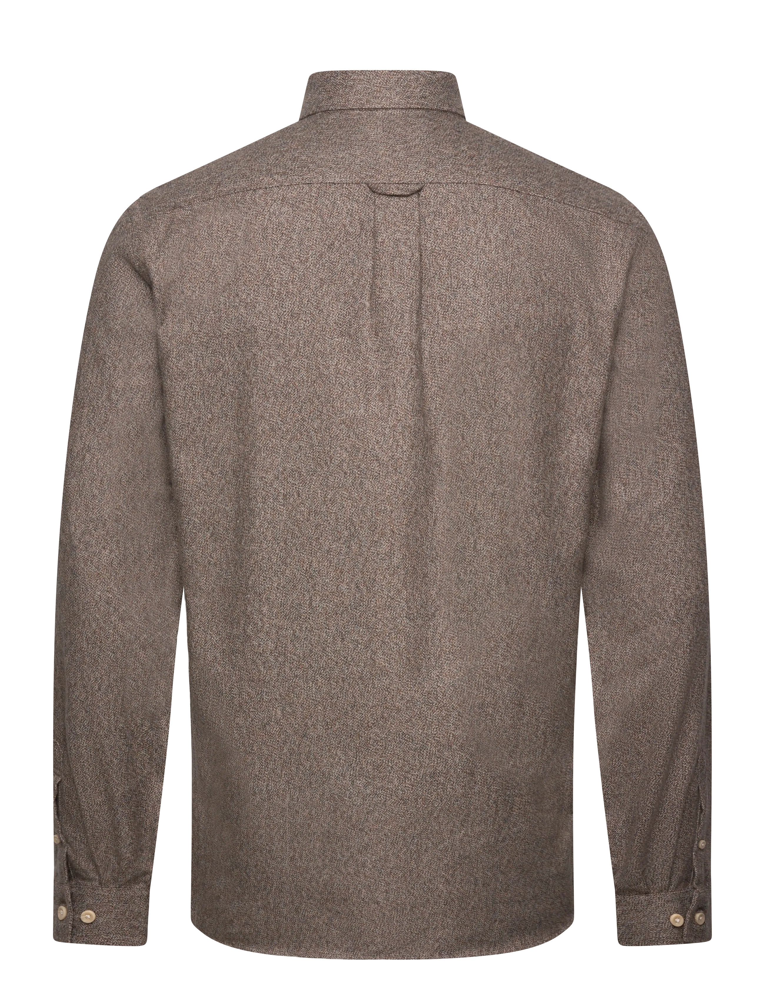 Lindbergh - Business casual shirt in twill - pidulikud särgid - brown - 2