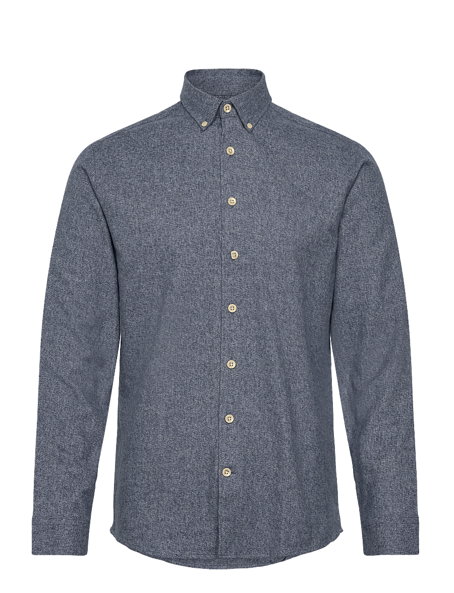 Lindbergh - Business casual shirt in twill - formelle skjorter - dk blue - 1
