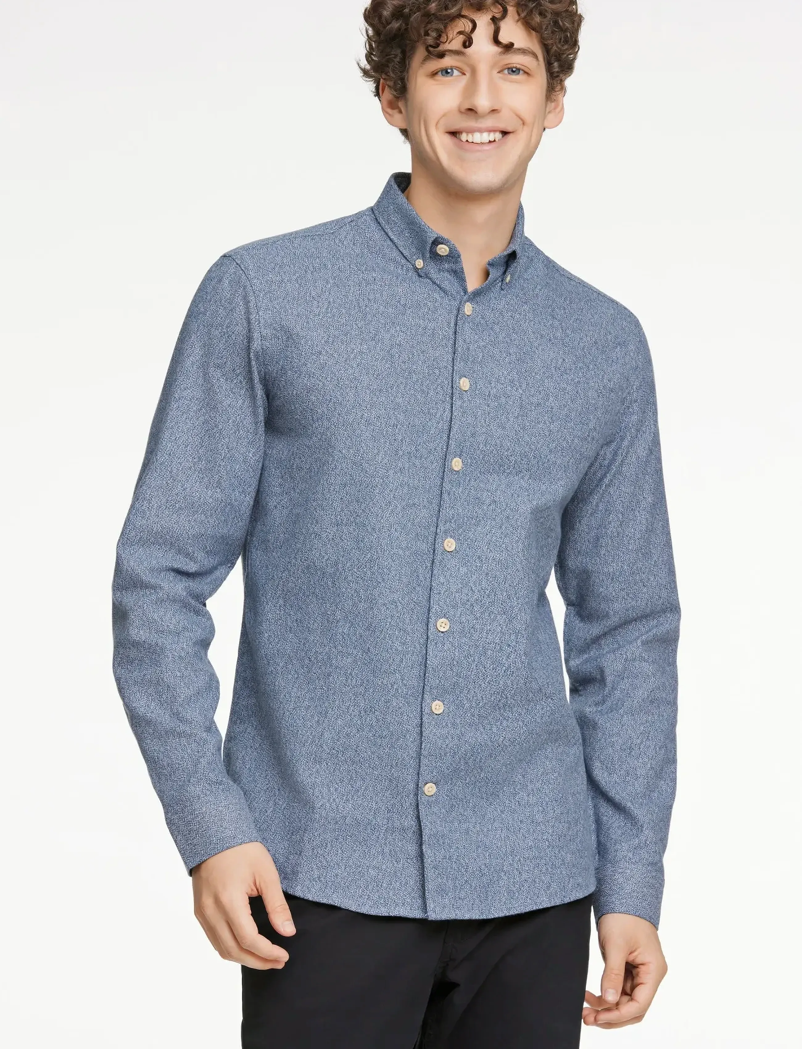 Lindbergh - Business casual shirt in twill - business-hemden - dk blue - 5