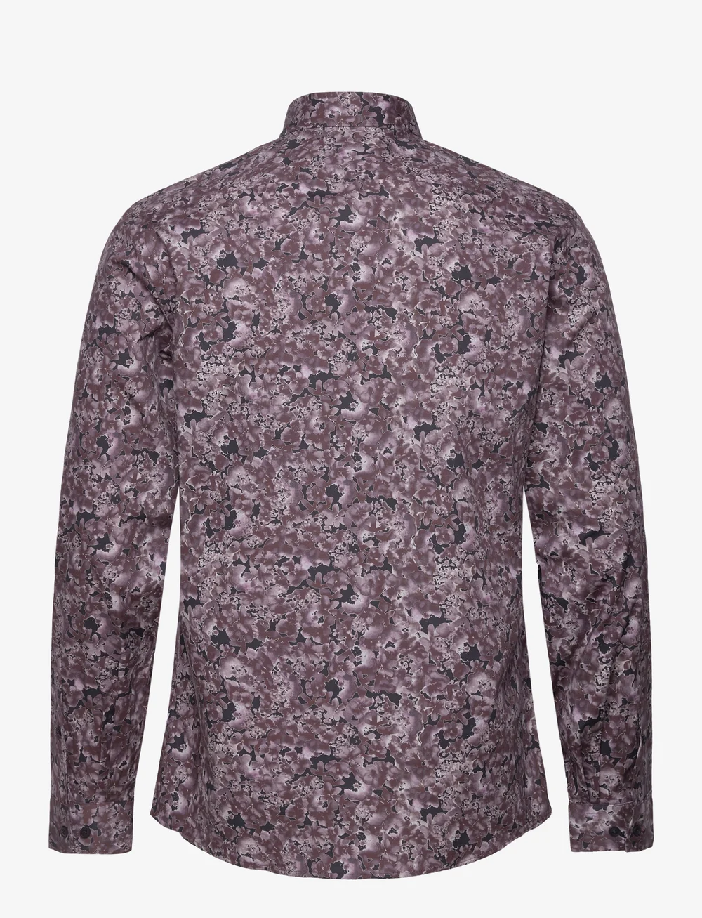 Lindbergh - AOP Floral shirt L/S - mustriga särgid - berry brown - 2