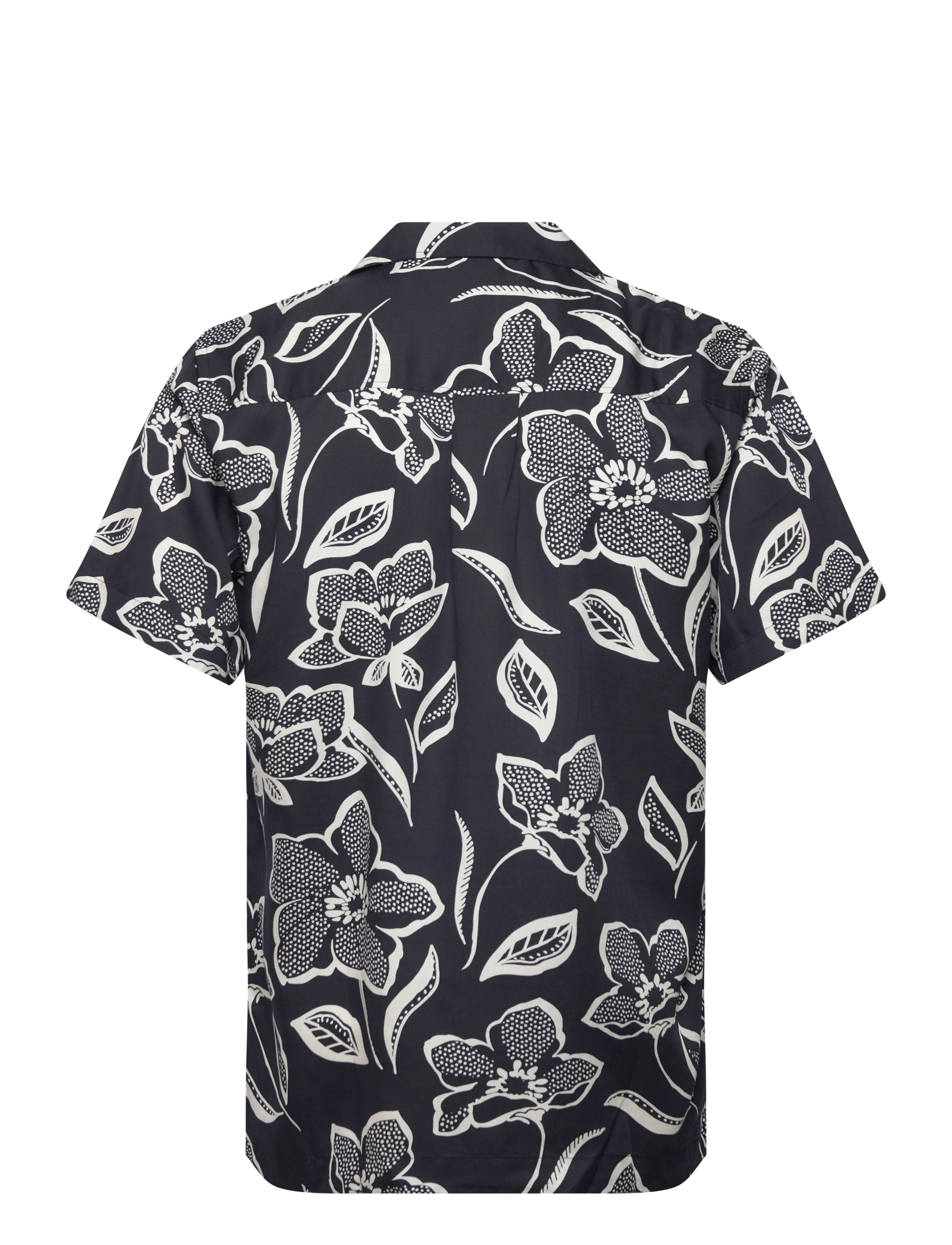 Lindbergh - AOP Lyocell shirt S/S - krekli ar īsām piedurknēm - black - 2