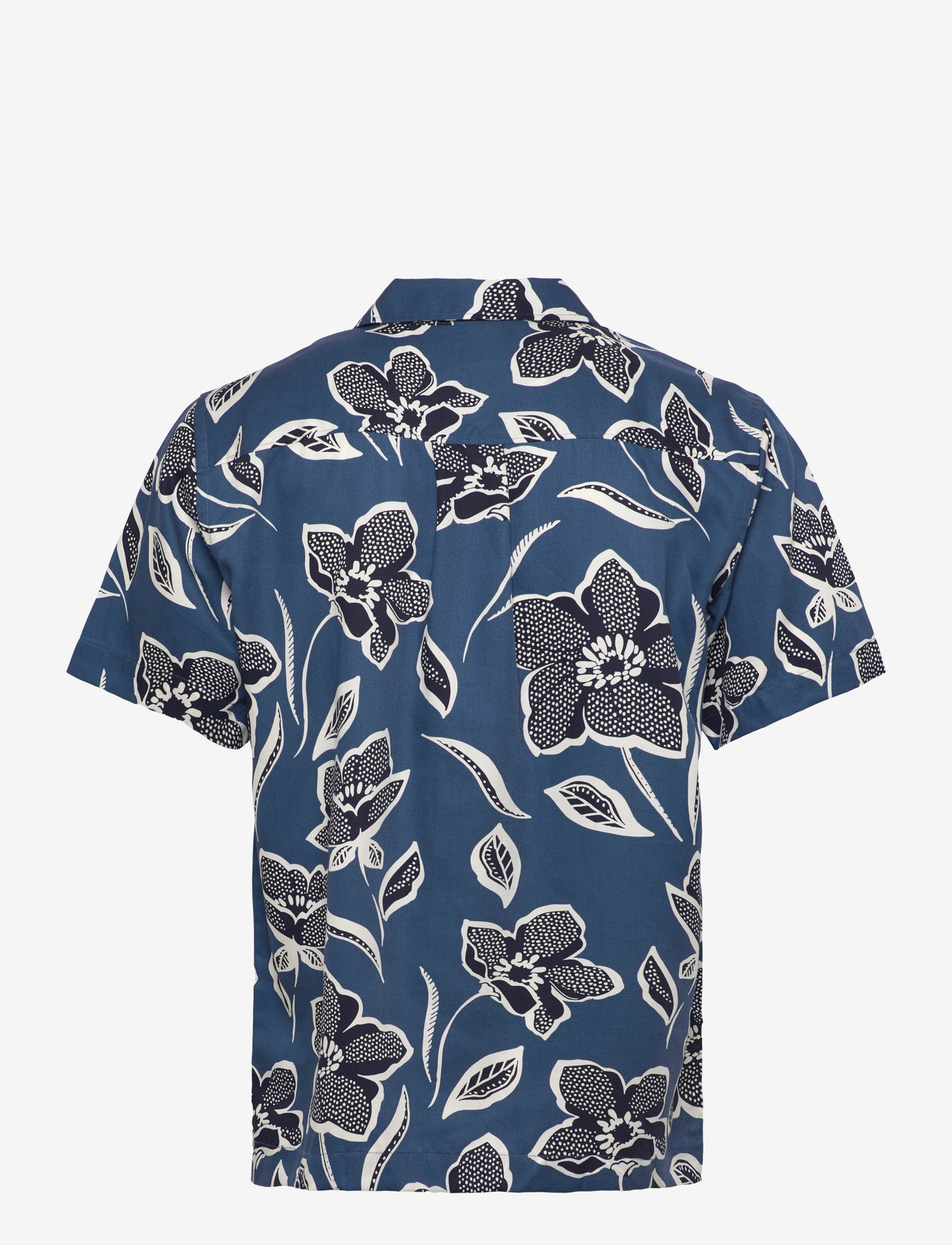 Lindbergh - AOP Lyocell shirt S/S - chemises à manches courtes - indigo blue - 2