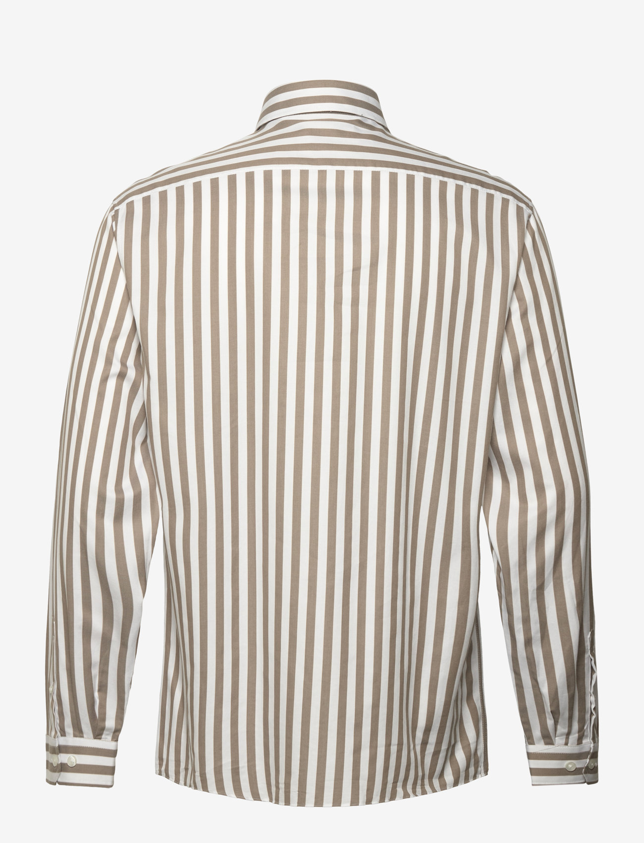 Lindbergh - Striped shirt L/S - stribede skjorter - stone - 2