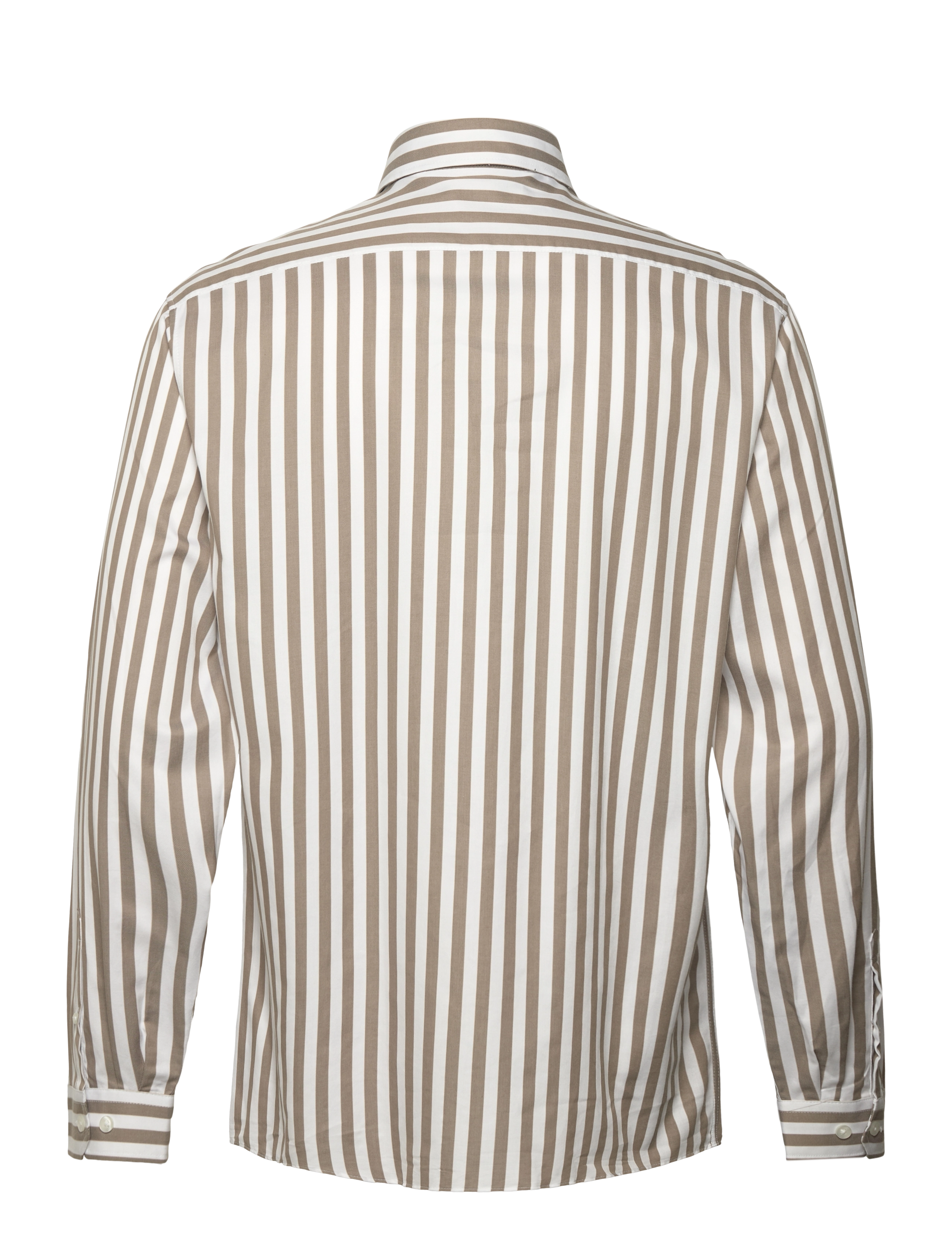 Lindbergh - Striped shirt L/S - striped shirts - stone - 2
