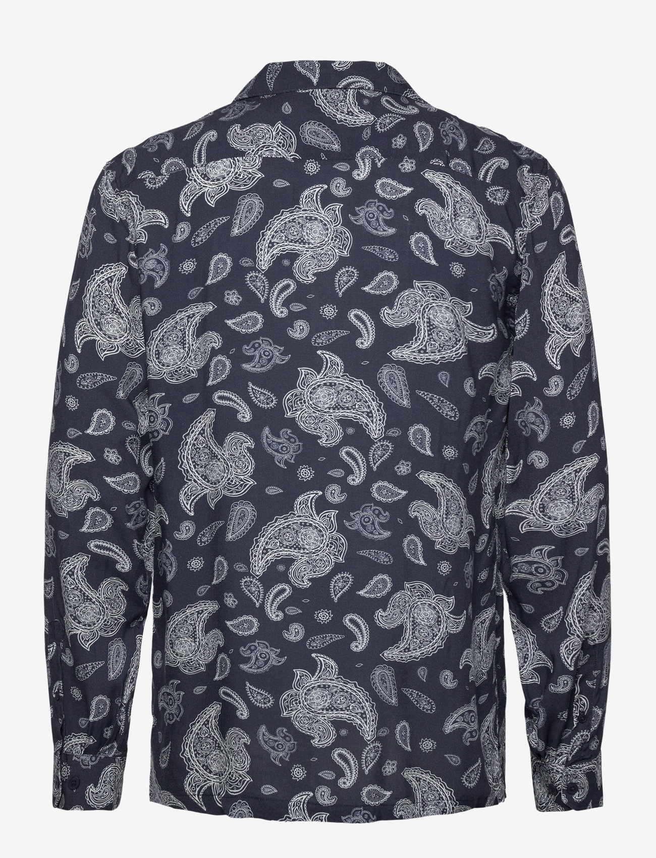 Lindbergh - Resort viscose shirt L/S - casual skjortor - navy - 2