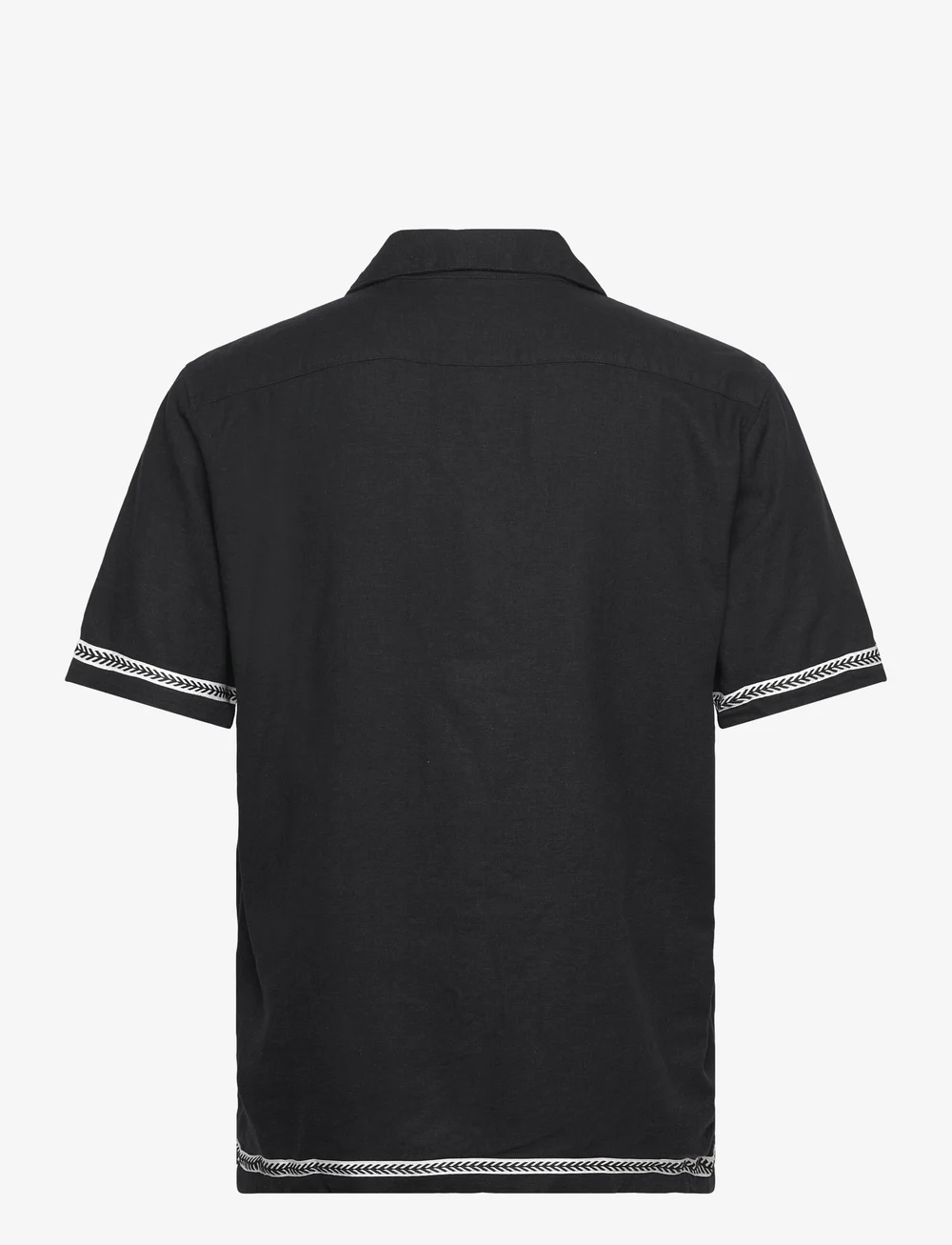 Lindbergh - Soft viscose linen shirt S/S - linased särgid - black - 1