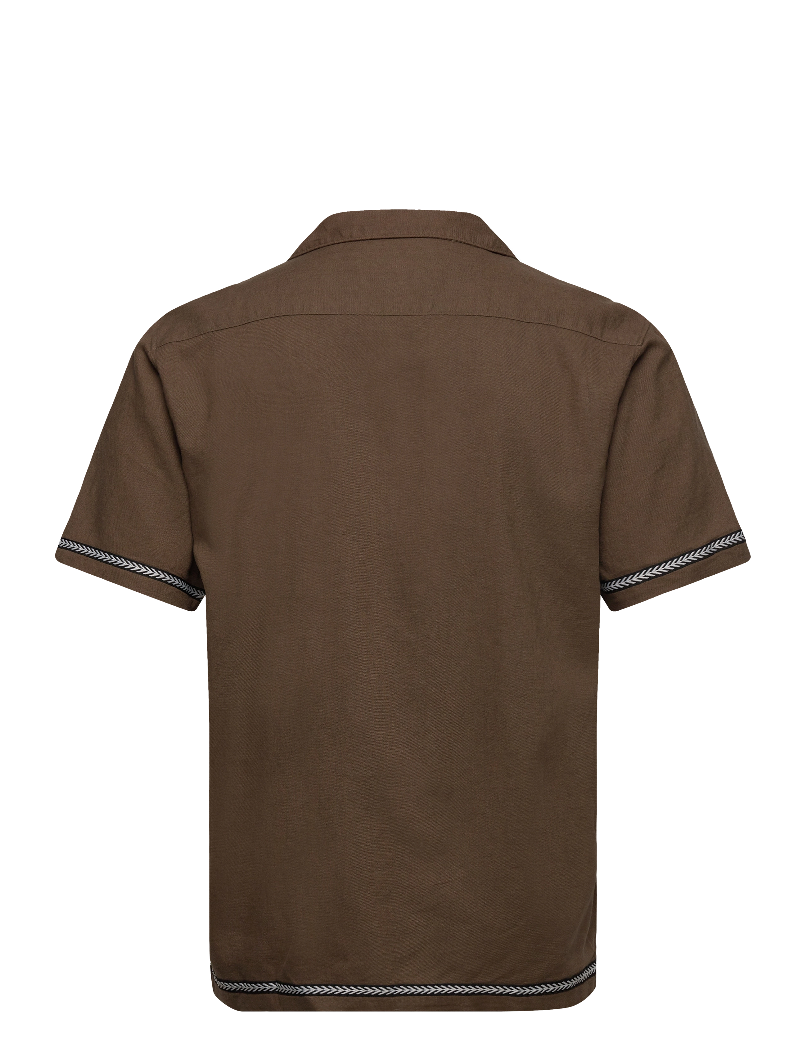 Lindbergh - Soft viscose linen shirt S/S - linased särgid - dk army - 1