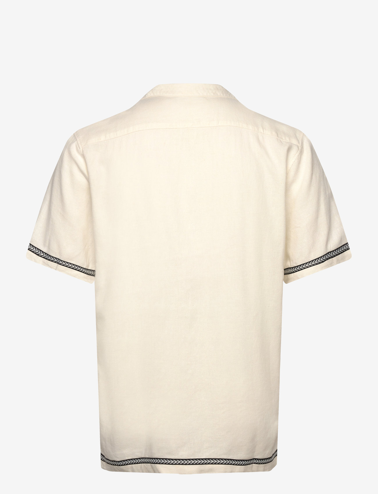 Lindbergh - Soft viscose linen shirt S/S - leinenhemden - off white - 1