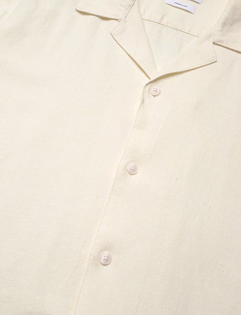 Lindbergh - Soft viscose linen shirt S/S - leinenhemden - off white - 3
