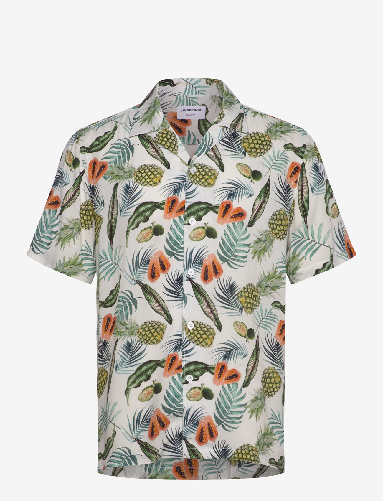 Lindbergh - Resort viscose shirt S/S - white - 0