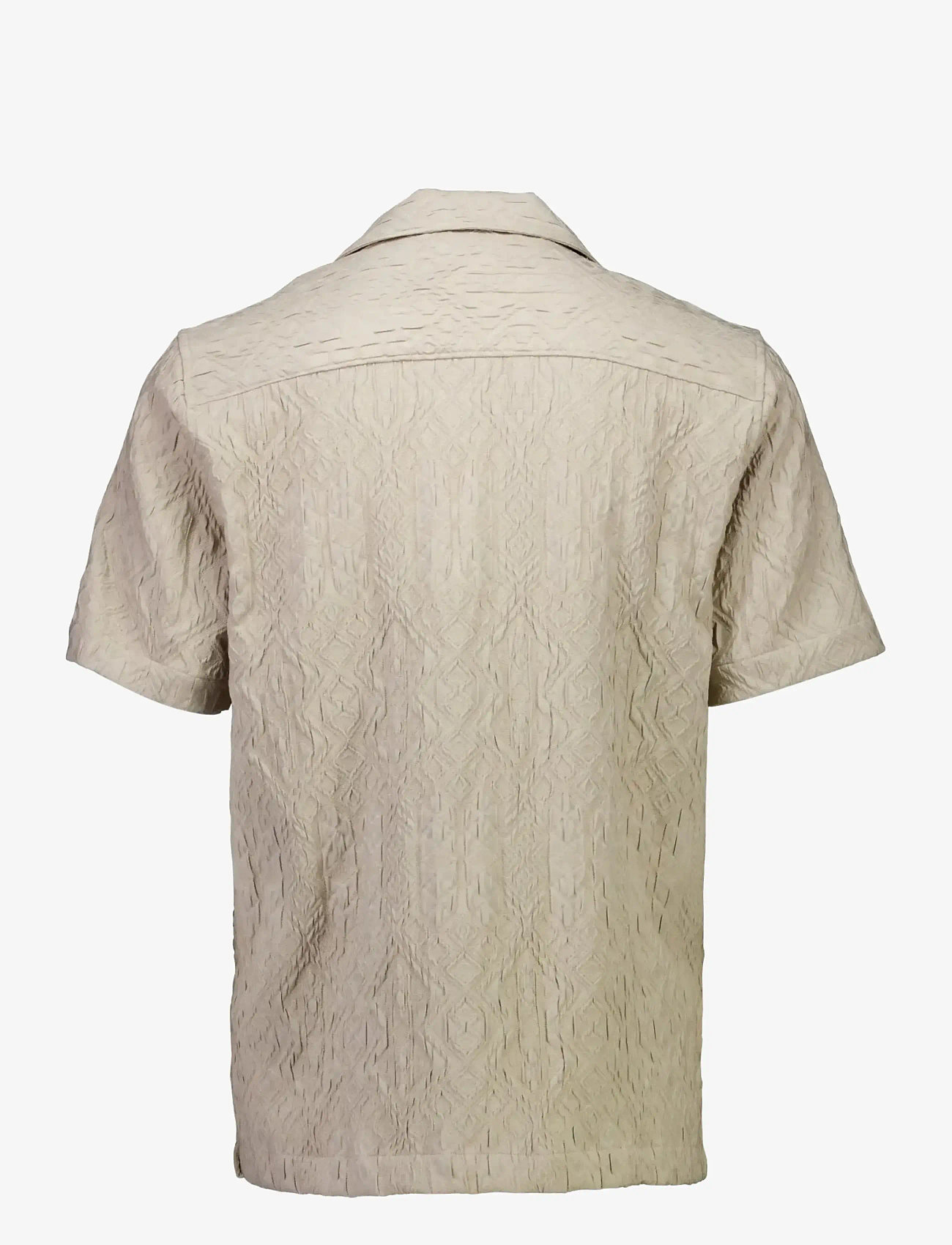 Lindbergh - Textured shirt S/S - stone - 2