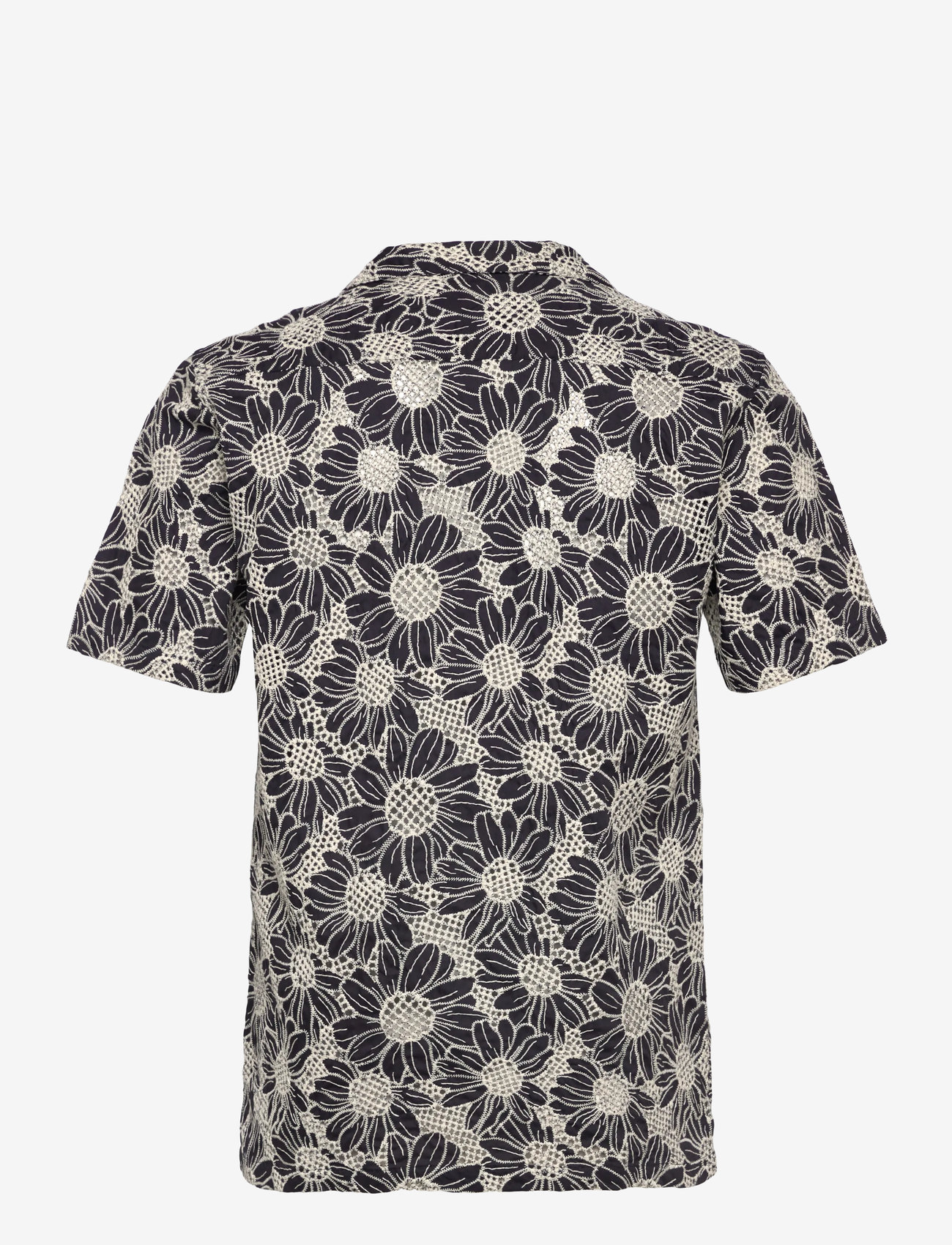 Lindbergh - Sunflower shirt S/S - kortærmede skjorter - deep blue - 1