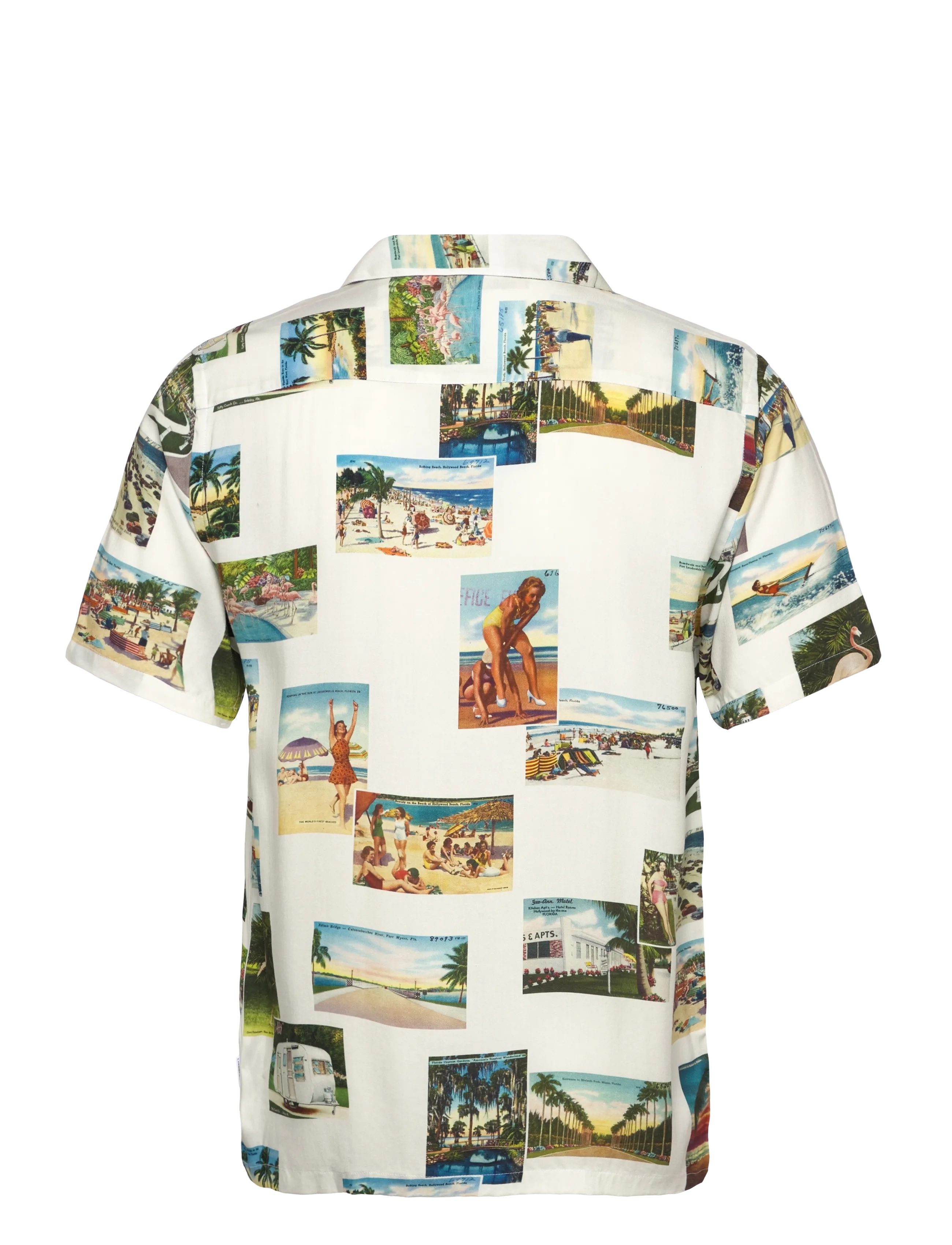 Lindbergh - Resort viscose aop shirt S/S - white - 1