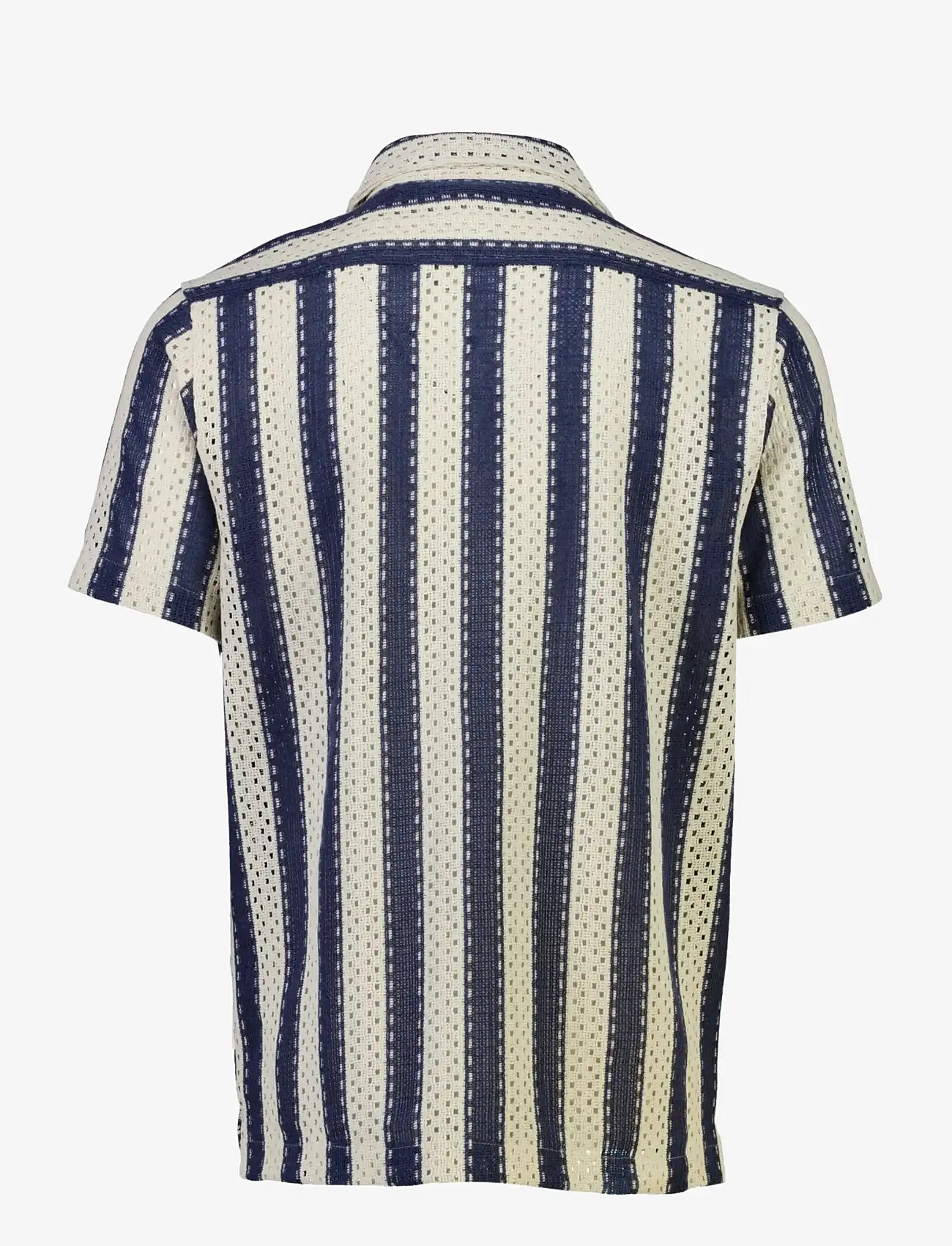 Lindbergh - Bold striped resort shirt S/S - gestreifte hemden - navy - 2