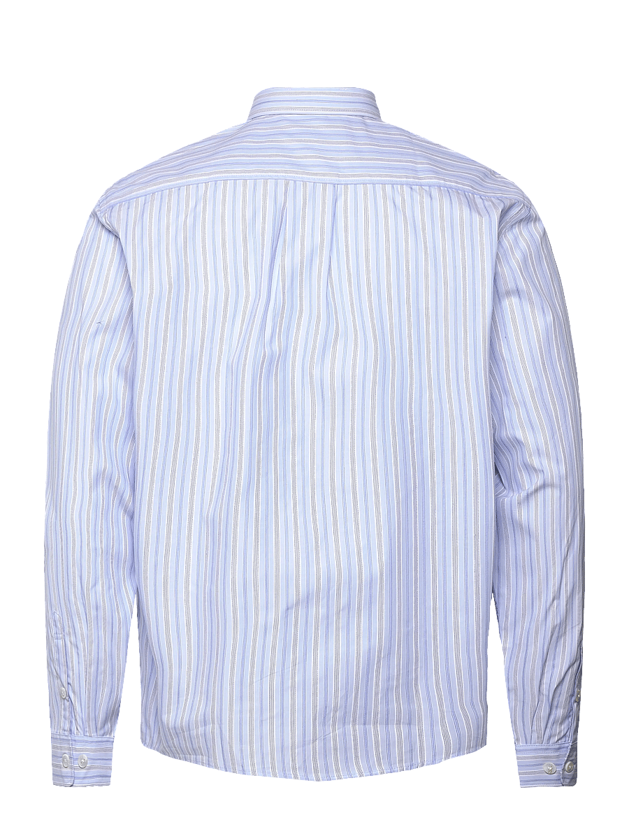 Lindbergh - Fine striped L/S shirt - triibulised särgid - lt blue - 1