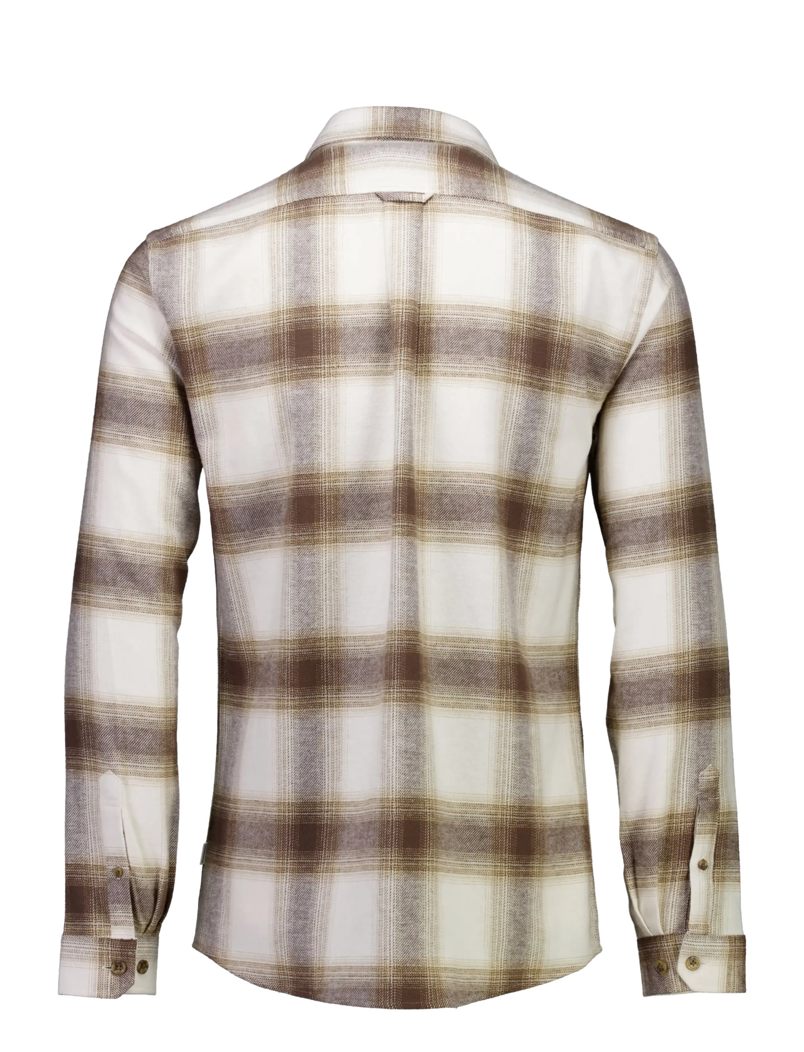 Lindbergh - Heavy checked twill shirt L/S - ivory - 2