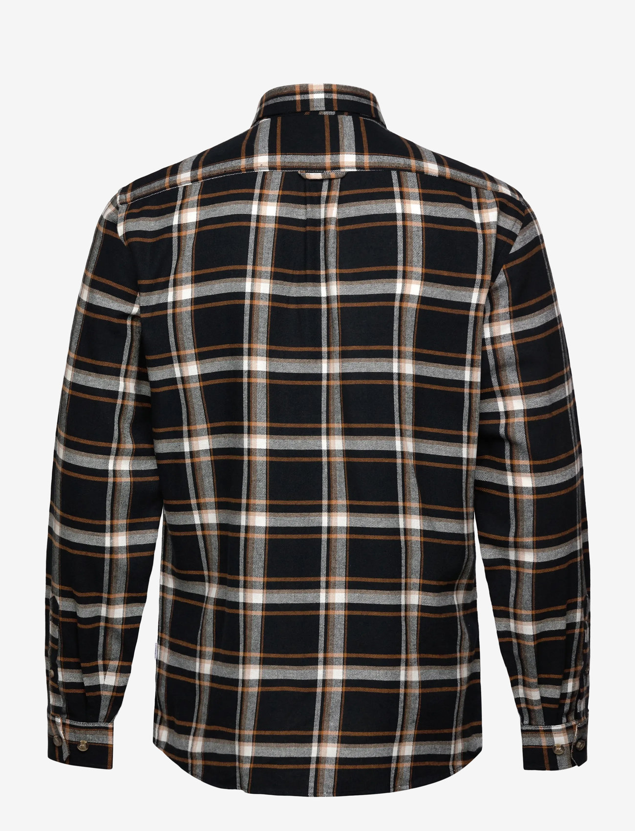 Lindbergh - Checked twill shirt L/S - rutiga skjortor - burnt orange - 2