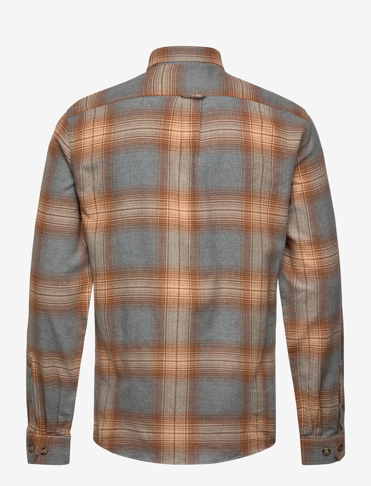 Lindbergh - Checked twill shirt L/S - ternede skjorter - grey mel - 2