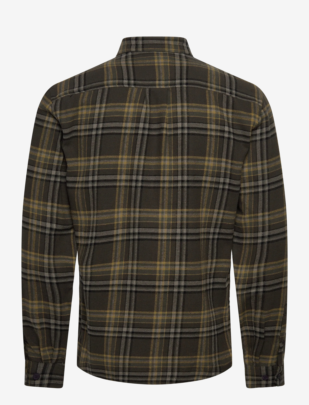 Lindbergh - Multi colored checked brushed shirtMulti colored checked brushed shirt L/S - rutiga skjortor - dk army - 2