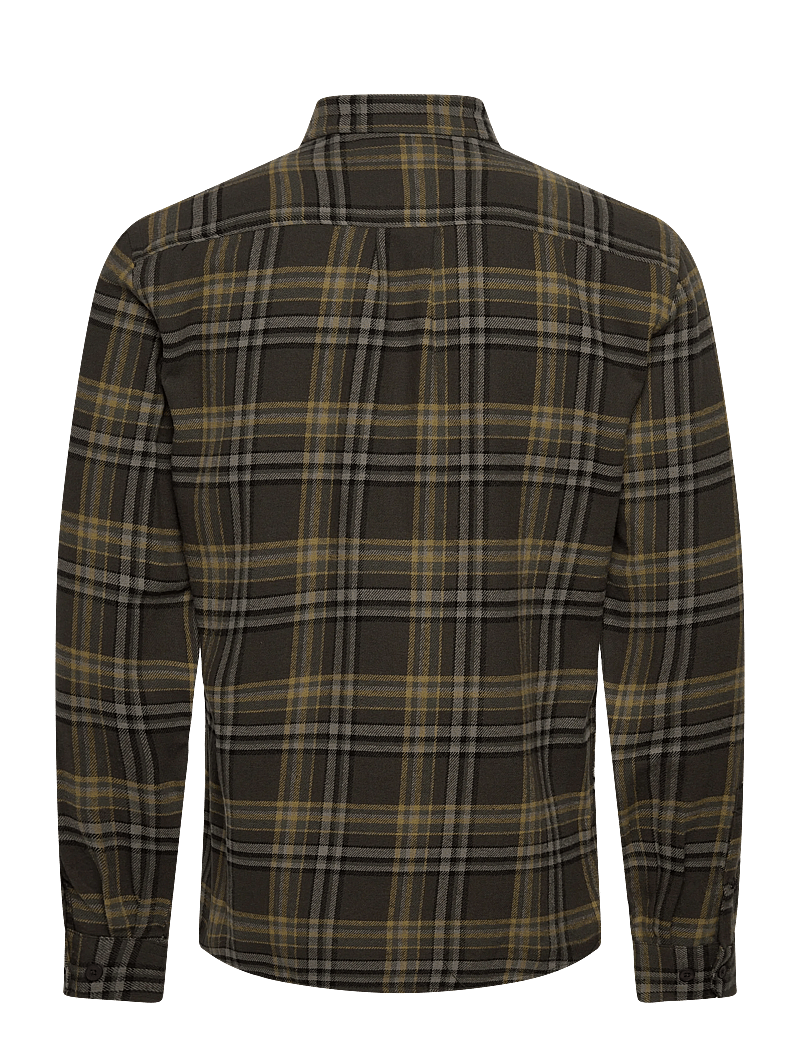 Lindbergh - Multi colored checked brushed shirtMulti colored checked brushed shirt L/S - rutiga skjortor - dk army - 2