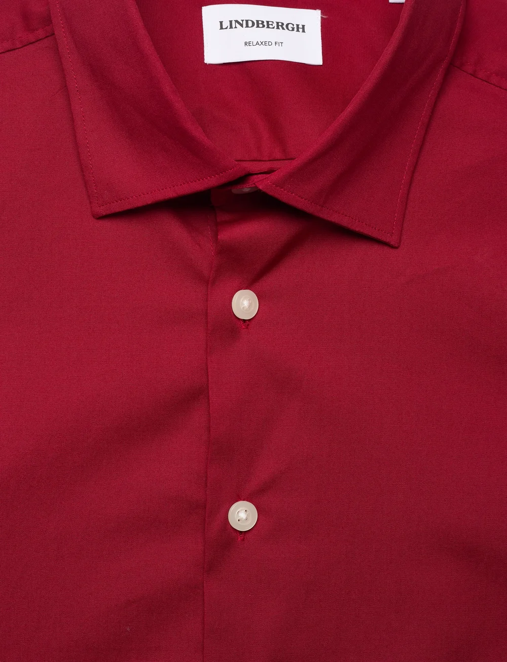 Lindbergh - AOP Christmas shirt L/S - casual shirts - dk red - 2