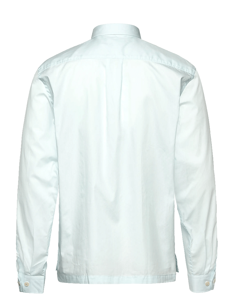 Lindbergh - Solid straight hemline shirt L/S - lt blue - 1