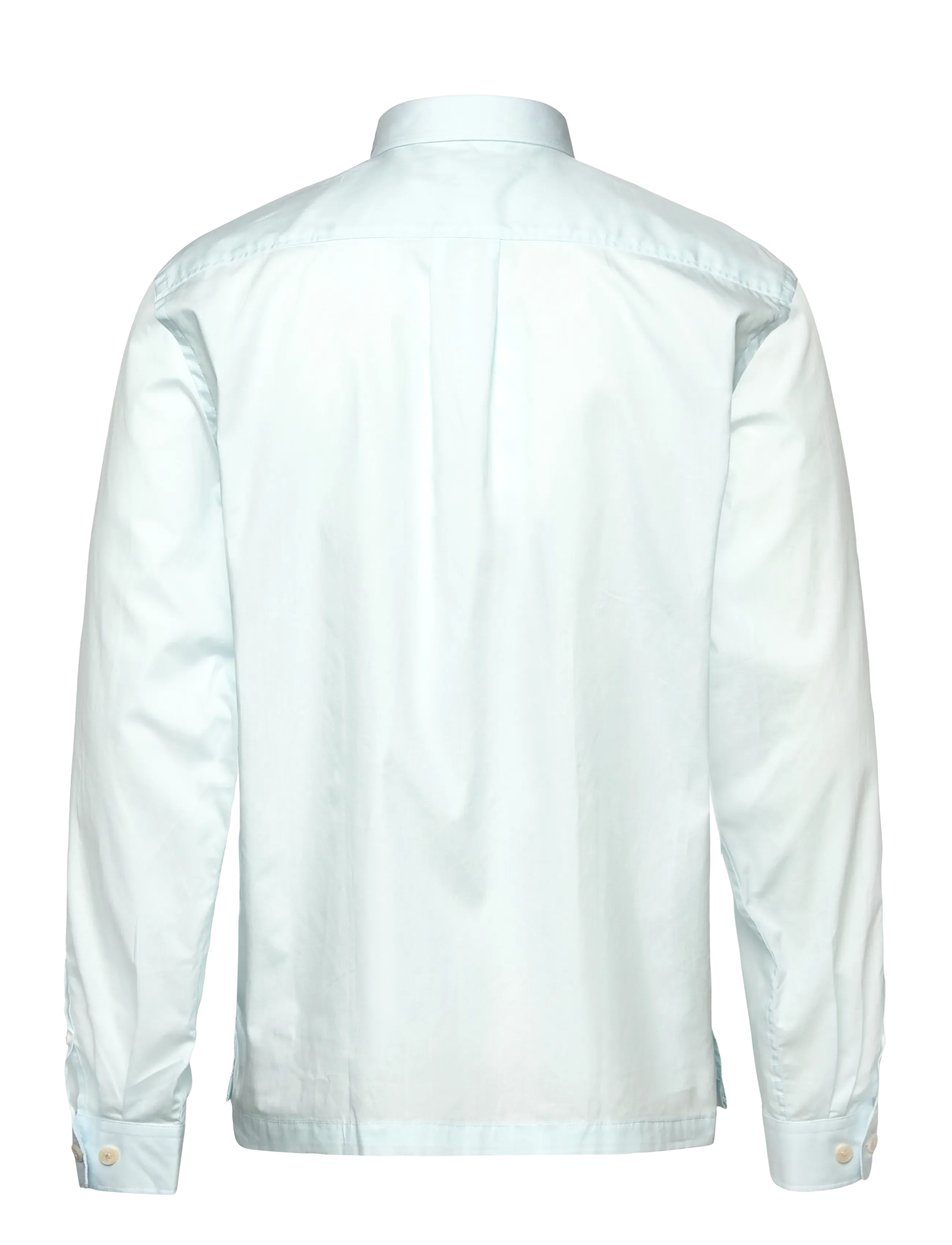 Lindbergh - Solid straight hemline shirt L/S - lt blue - 1