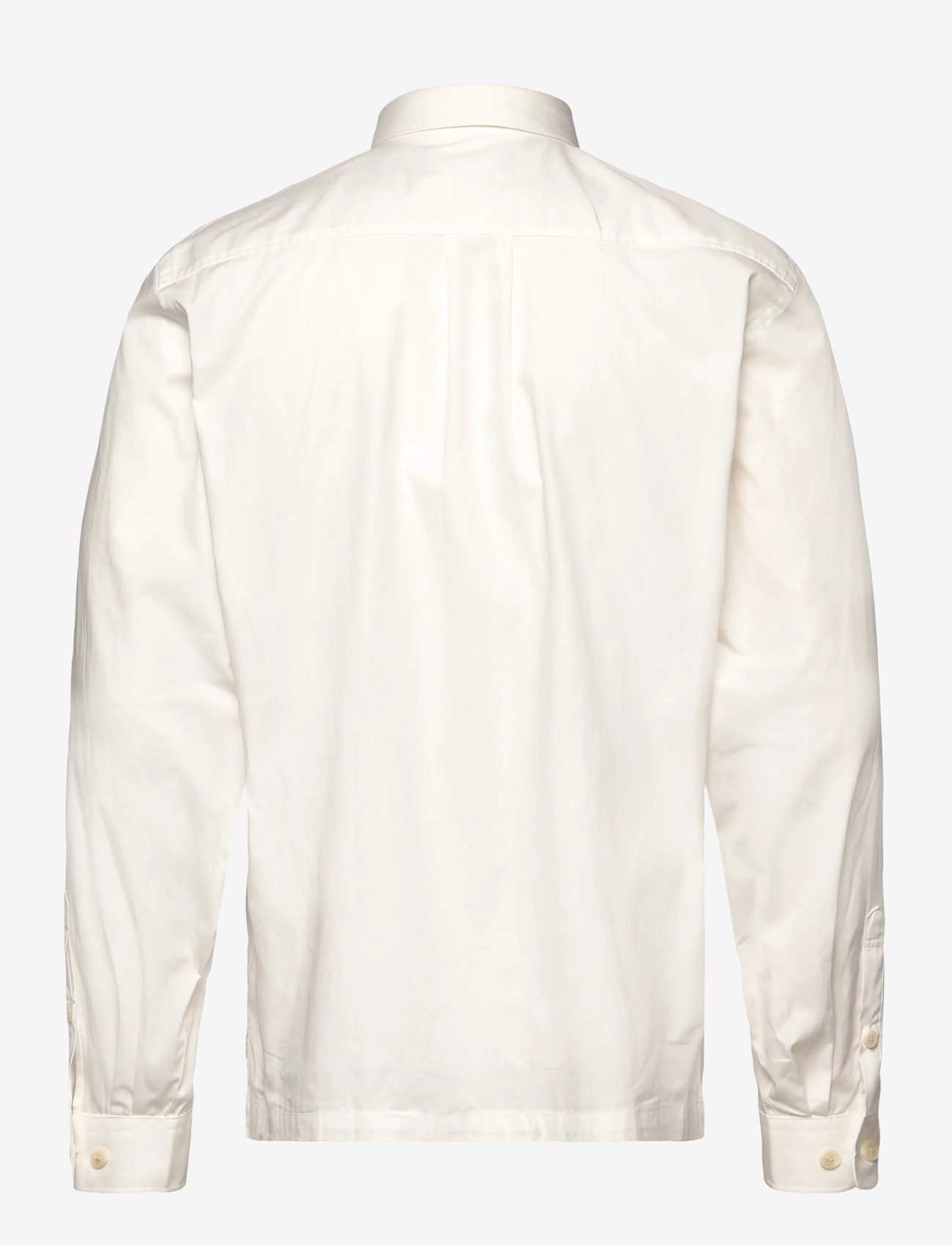 Lindbergh - Solid straight hemline shirt L/S - business-hemden - white - 1