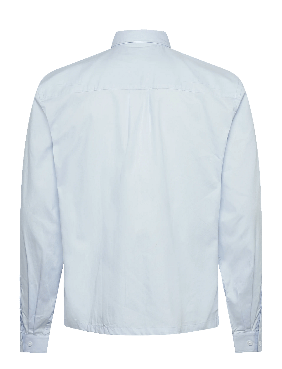 Lindbergh - Fine oxford cropped shirt L/S - oxford shirts - lt blue - 2