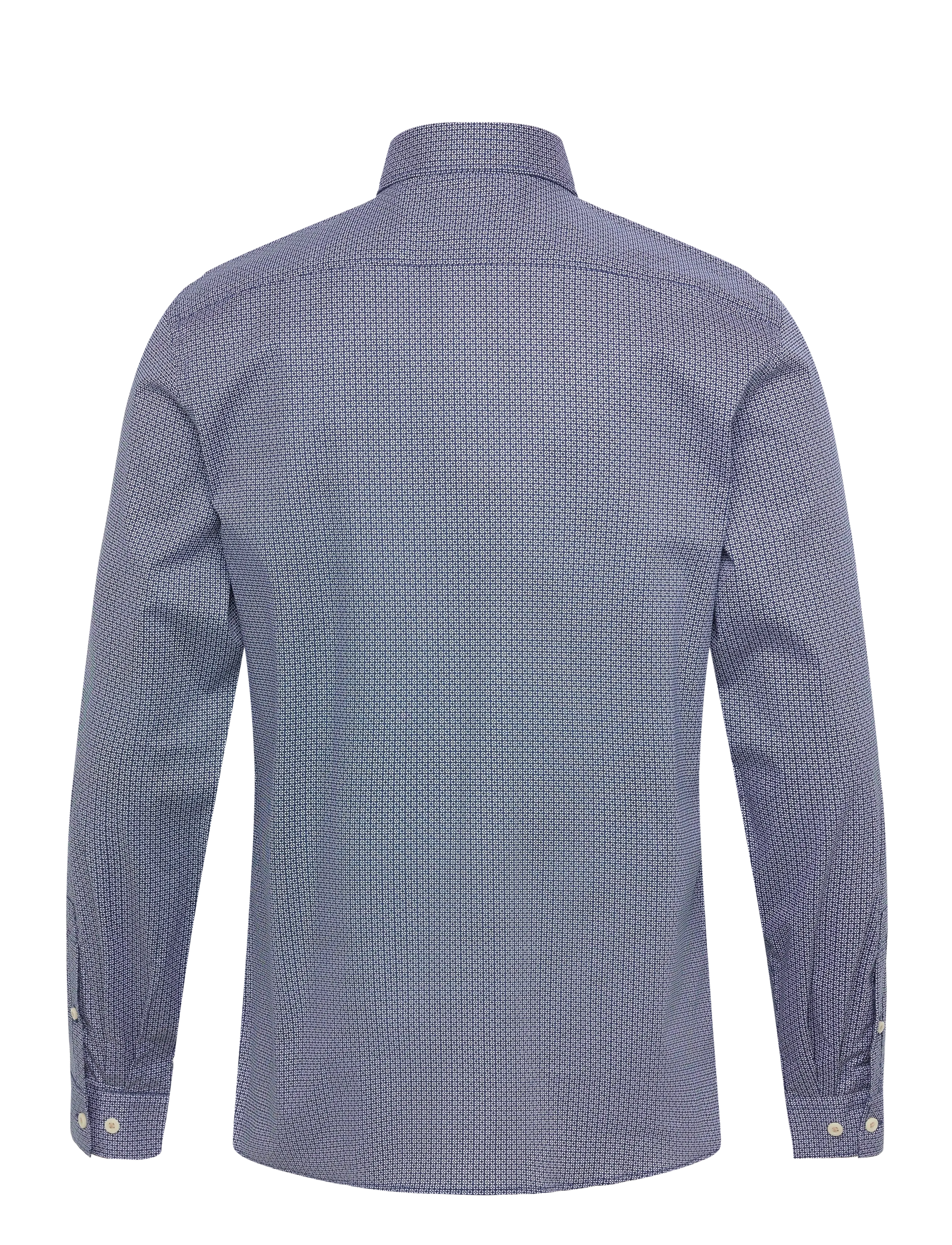 Lindbergh - AOP cotton superflex shirt L/S - hemden mit muster - sand - 1