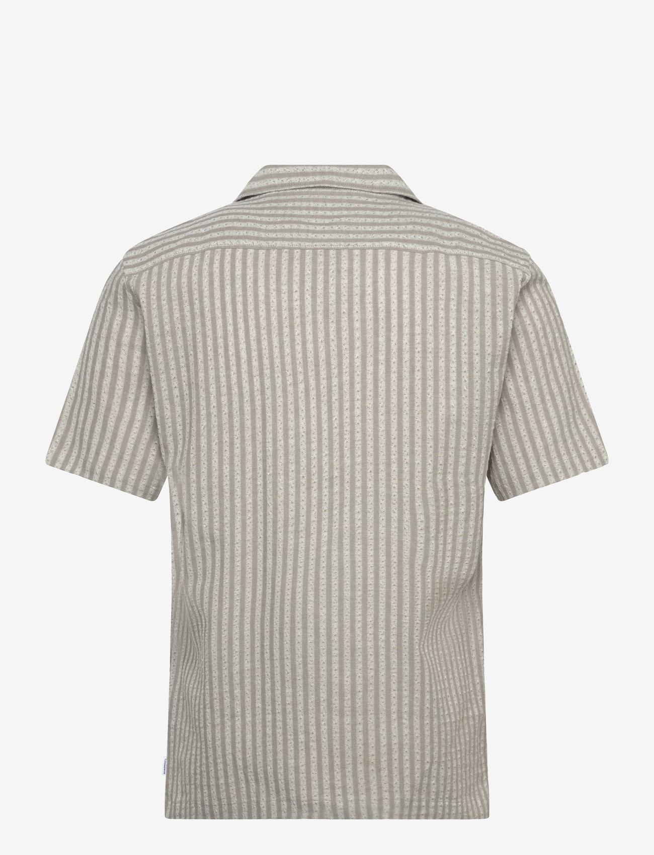 Lindbergh - Cotton structure shirt S/S - triibulised särgid - army - 2