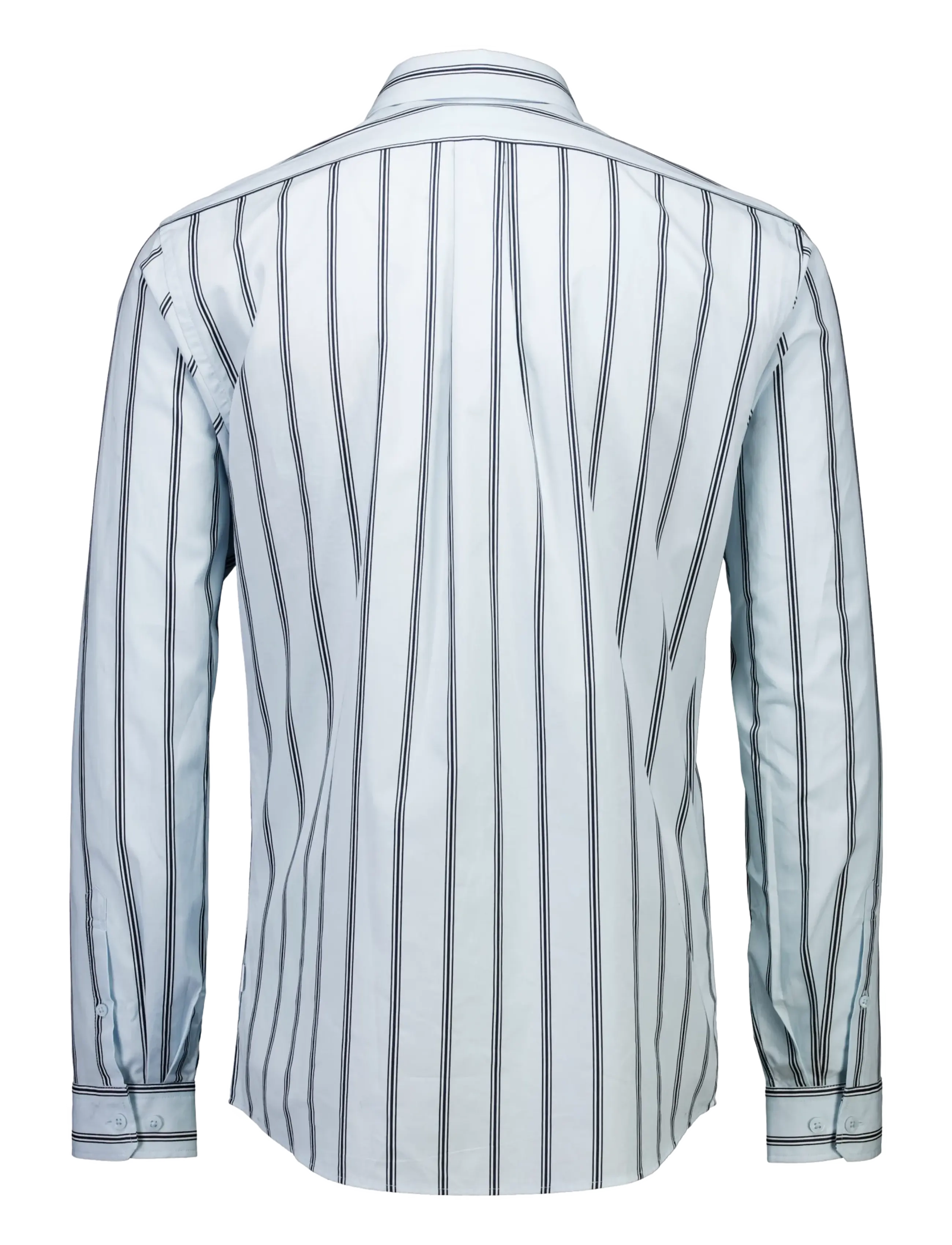 Lindbergh - Striped dobby shirt L/S - pastel blue - 2