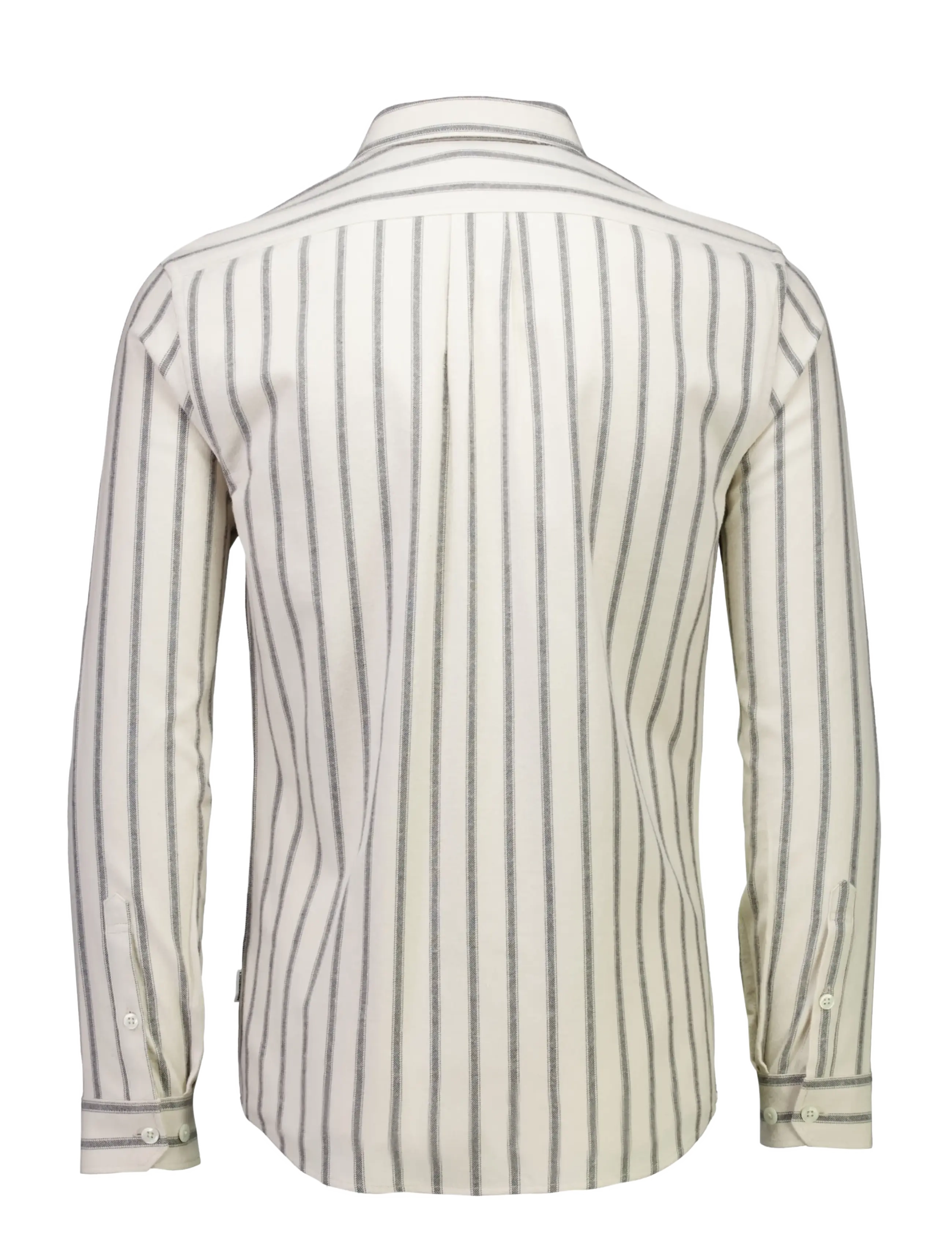 Lindbergh - Brushed striped shirt L/S - ivory - 2