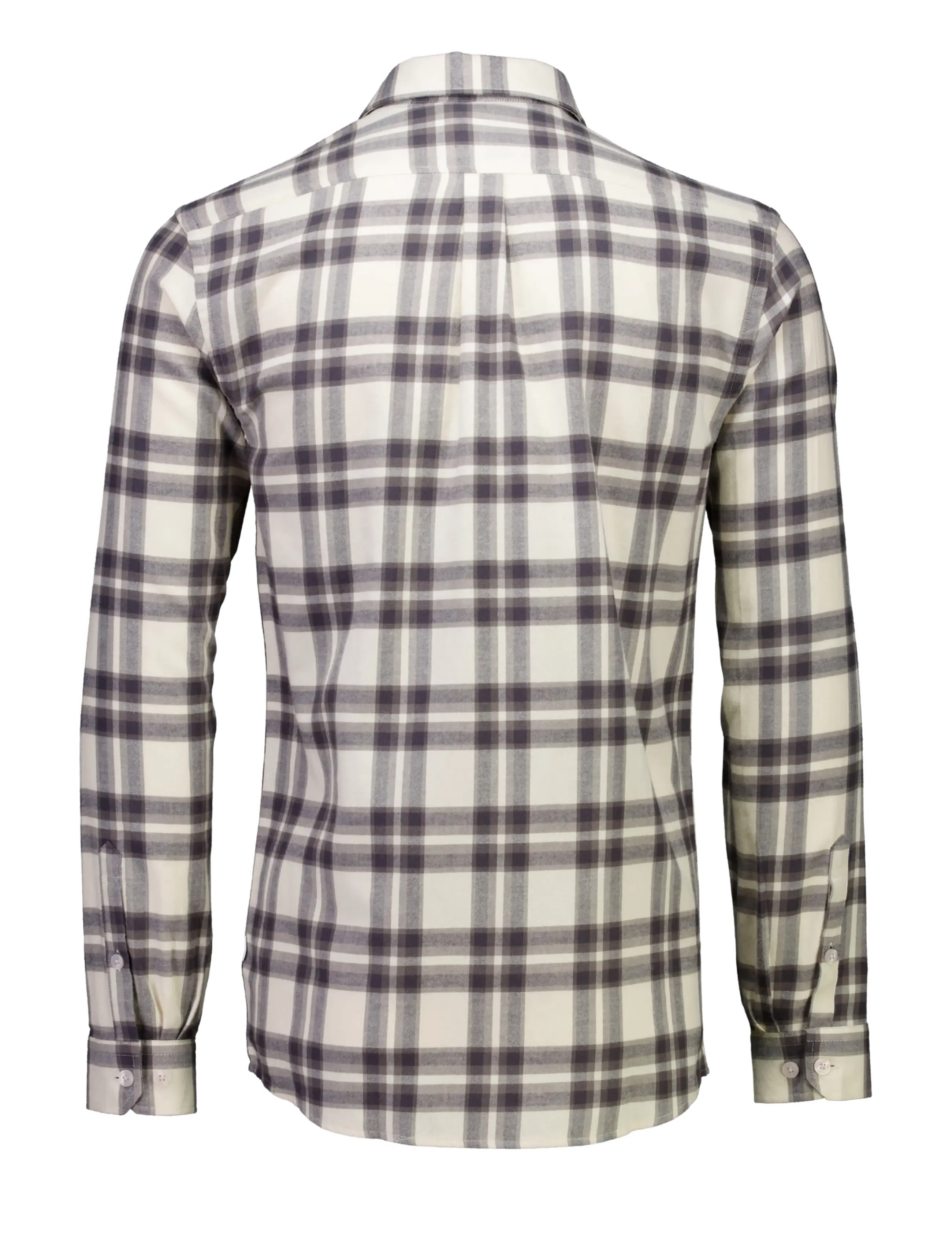 Lindbergh - Brushed check shirt L/S - ivory - 2