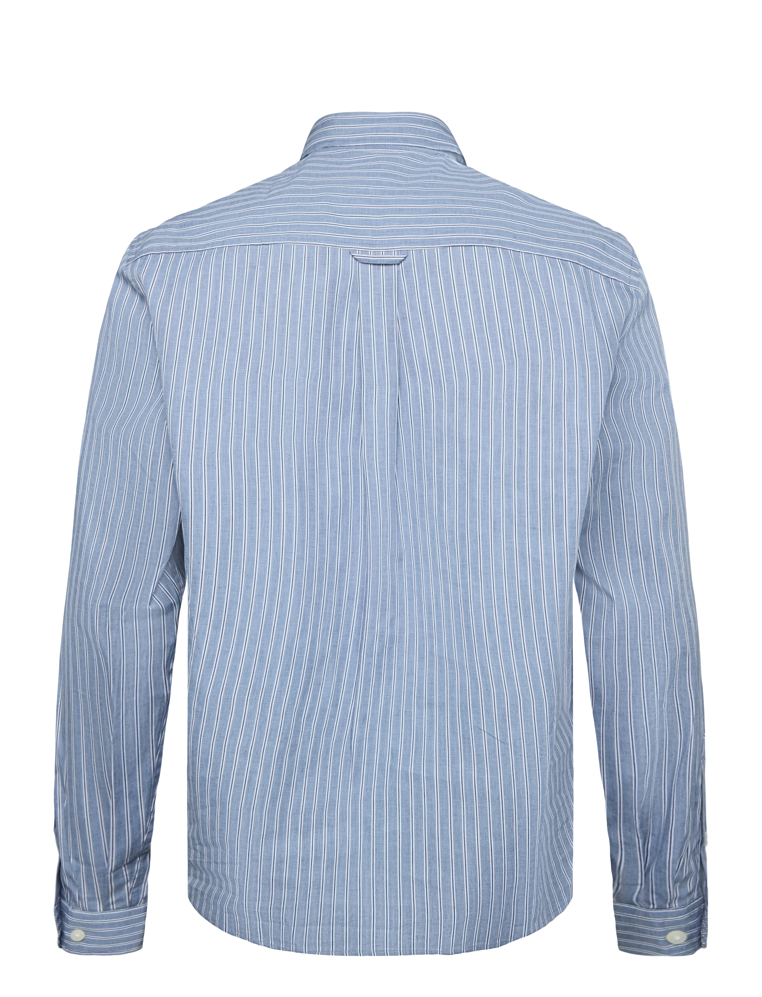 Lindbergh Striped Cotton Shirt L/S skjortor & blusar herr – bild 2