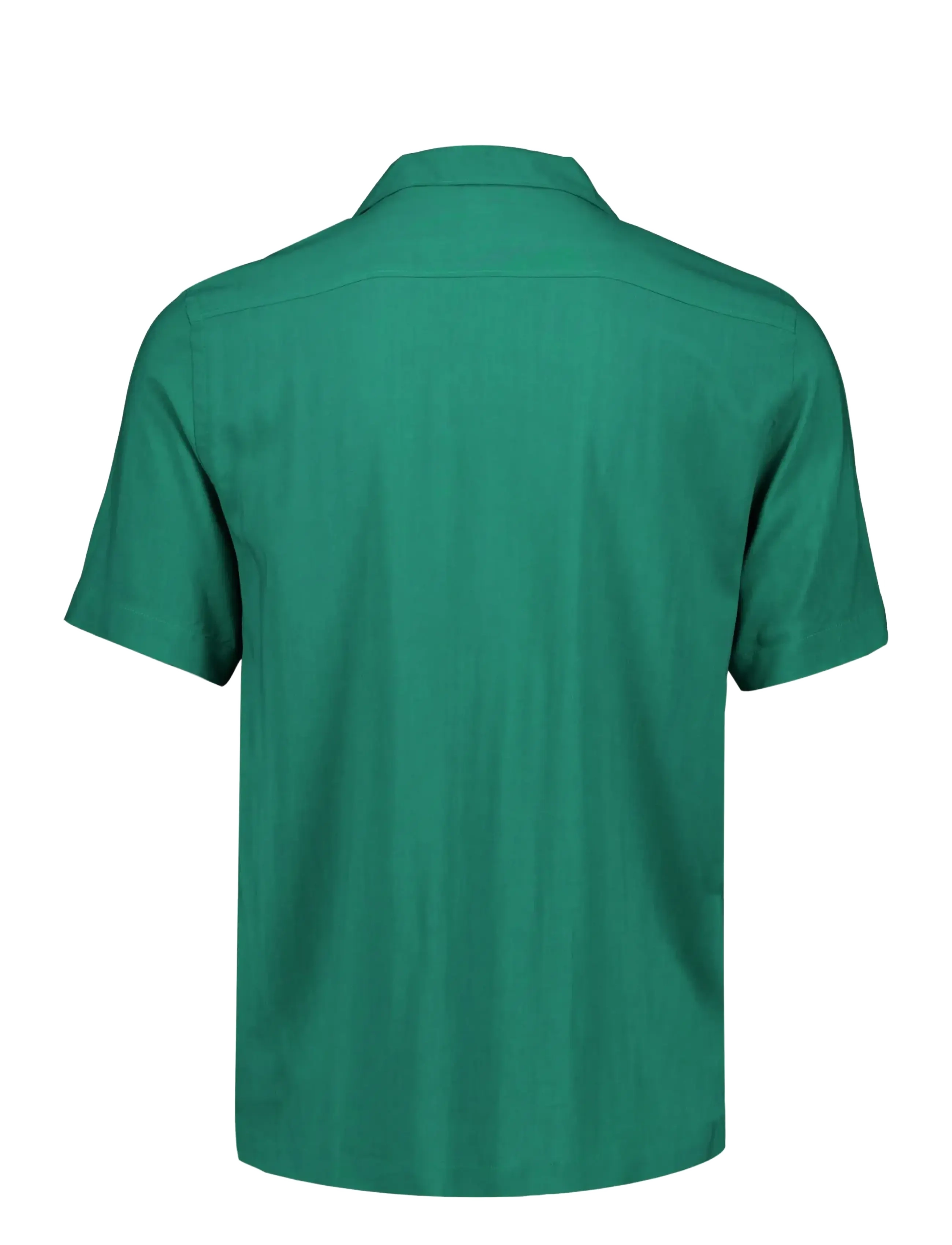 Lindbergh - AOP Christmas viscose shirt S/S - mönstrade skjortor - green - 2