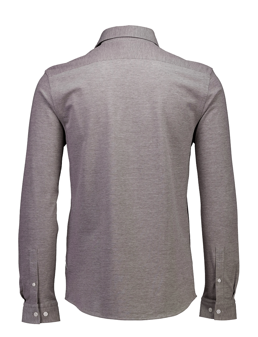 Lindbergh - Knitted dress shirt L/S - formelle hemden - brown - 2