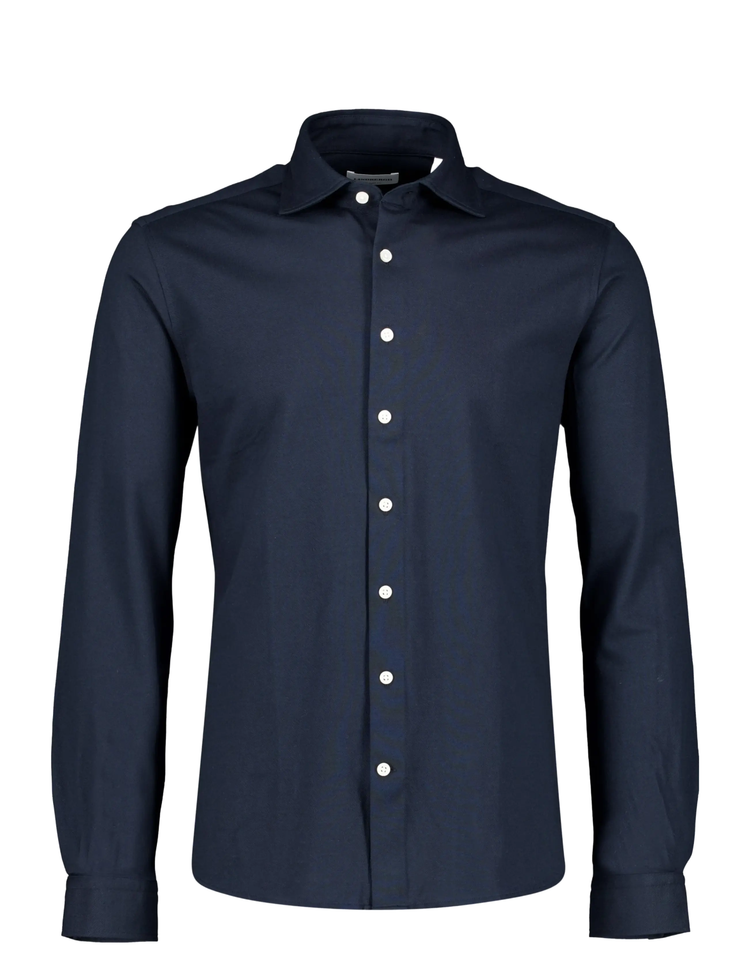 Lindbergh Knitted dress shirt L/S - Särgid - DEEP BLUE / navy