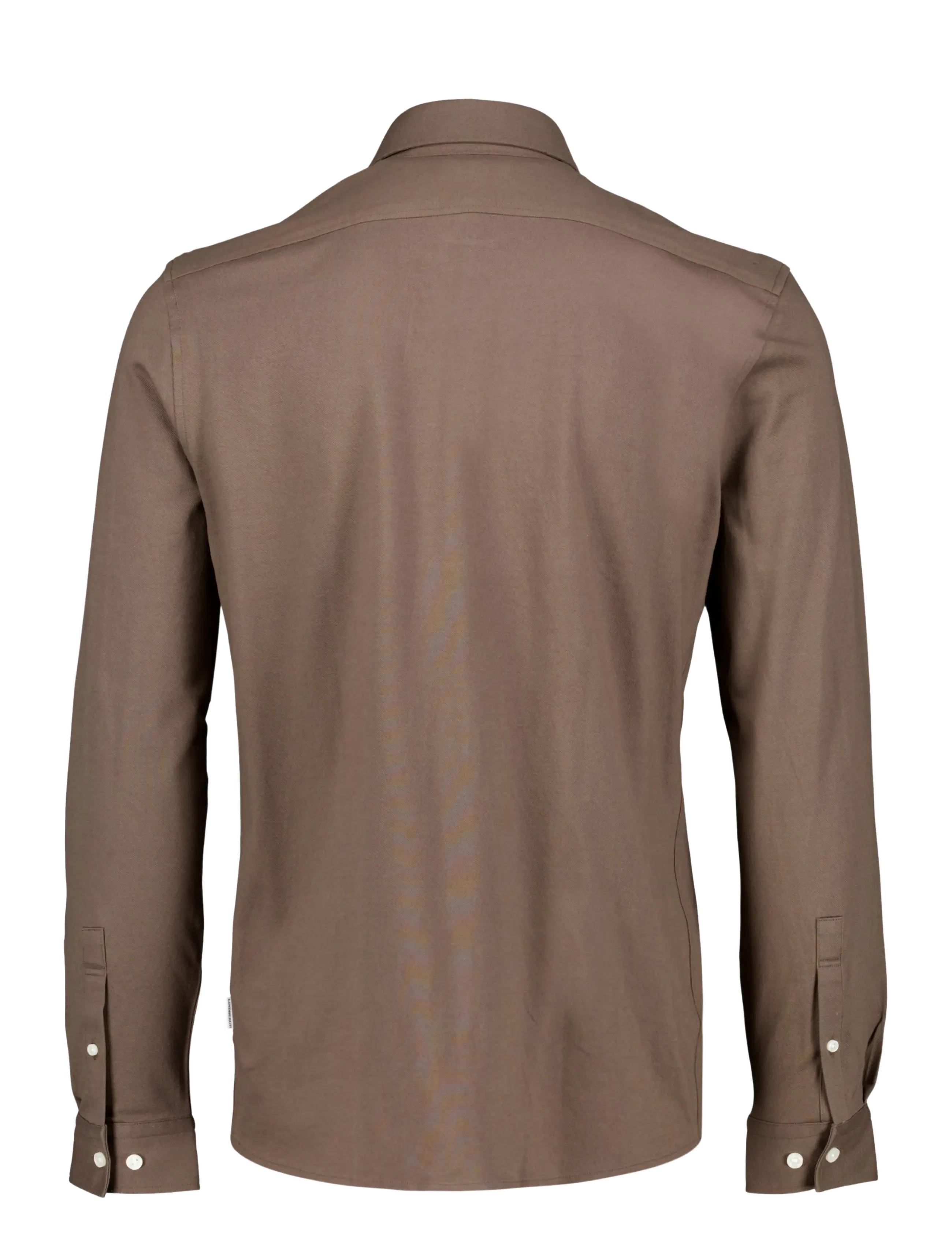 Lindbergh - Knitted dress shirt L/S - formelle hemden - dk brown - 1