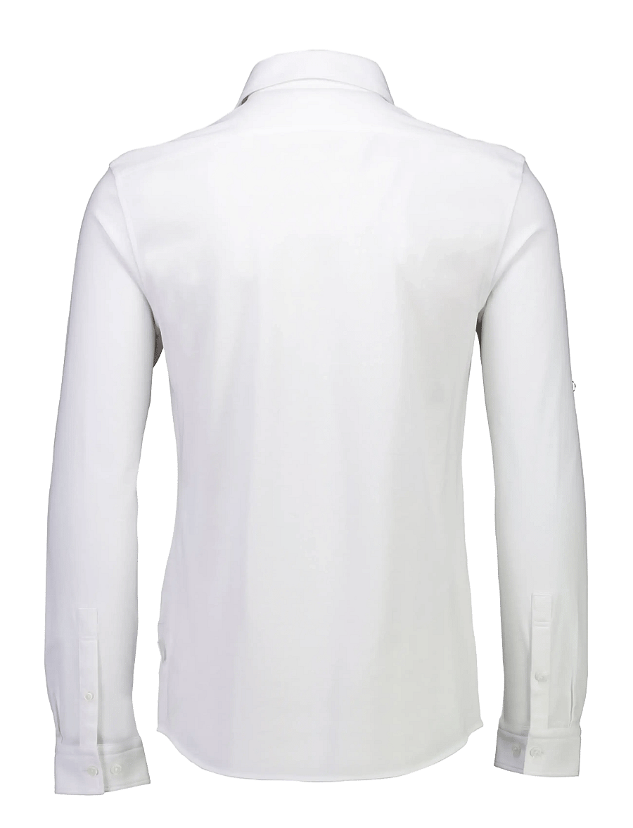 Lindbergh - Knitted dress shirt L/S - formelle hemden - white - 2