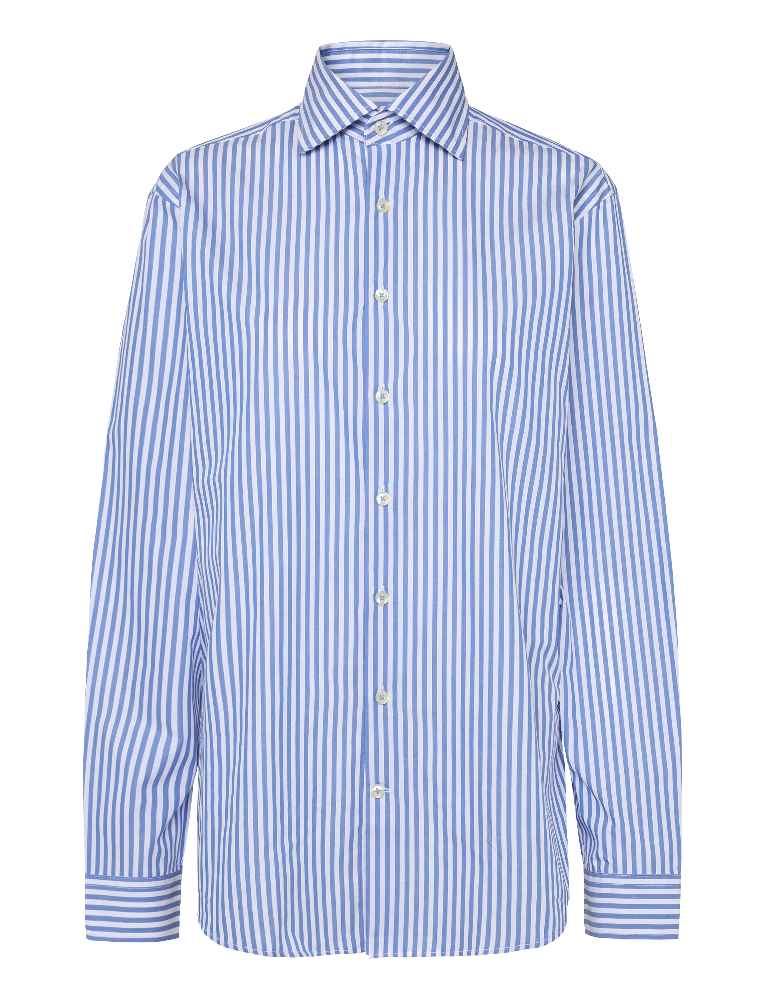 Lindbergh Striped dress shirt L/S - Kollektioner - BLUE / blue