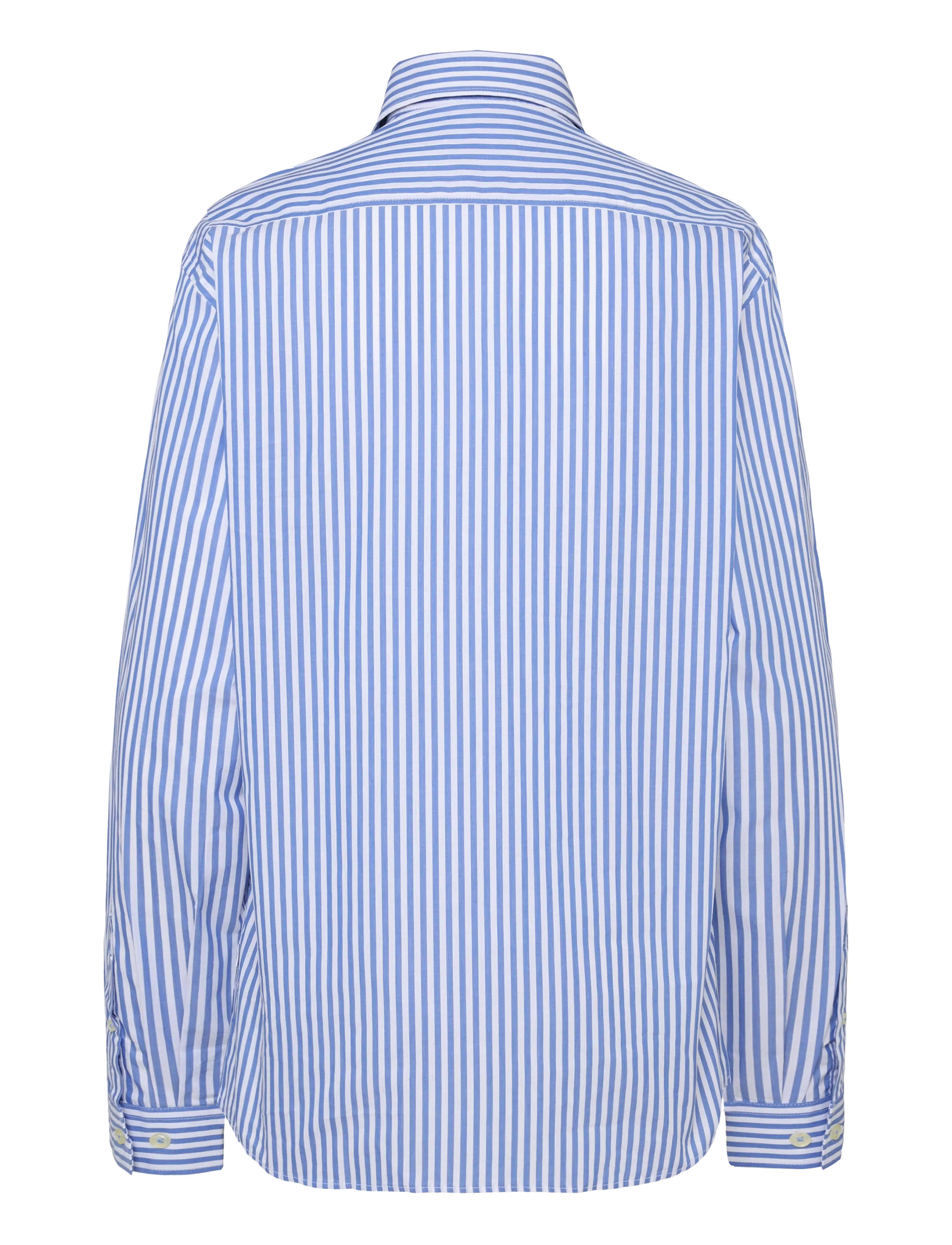 Lindbergh - Striped dress shirt L/S - stribede skjorter - blue - 1